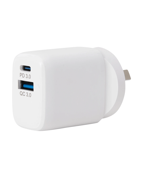 30W Wall Charger USB & USB-C