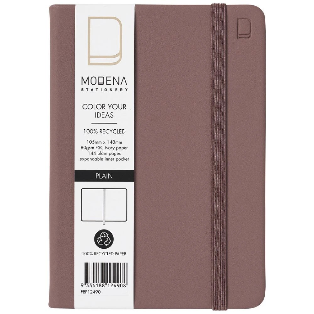 1 Modena A6 PU Plain Notebook Grape, 1 of 5