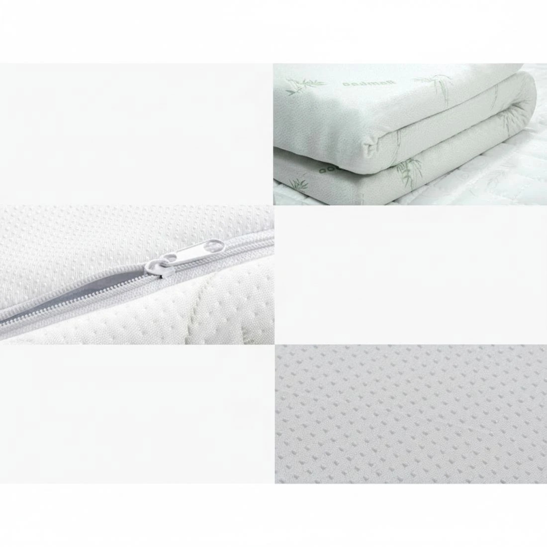 7 Giselle Bedding Memory Foam Mattress Topper Cool Gel 8cm King - King Bed - Blue, 7 of 8