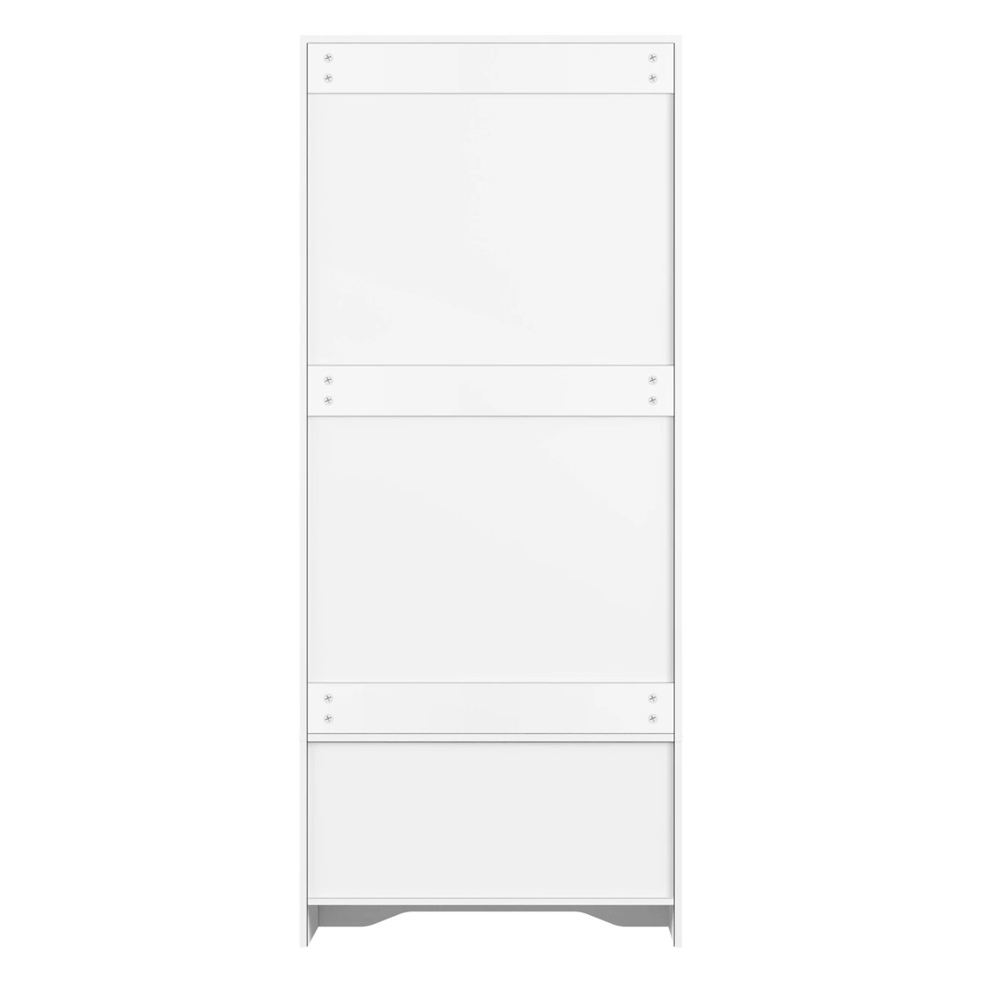 8 Alfordson Wardrobe Clothes Storage Cabinet Organizer Drawer Hanging Rod - White, 8 of 10