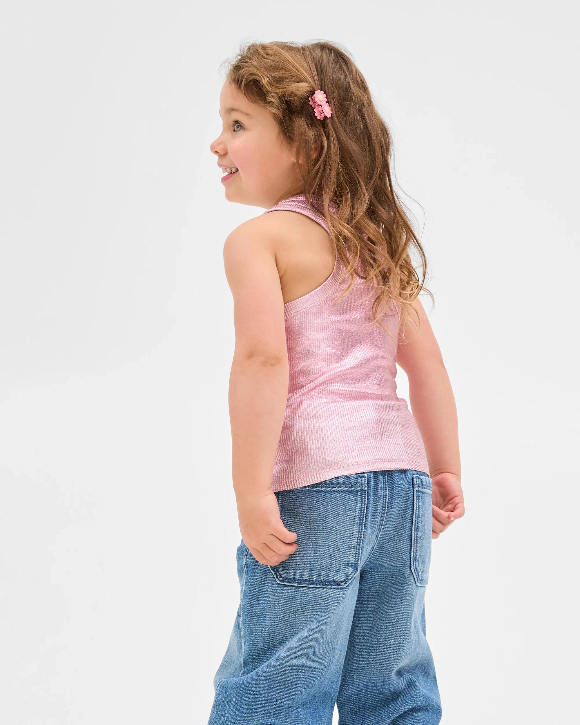 3 Target Metallic Rib Tank PALE PINK, 3 of 6