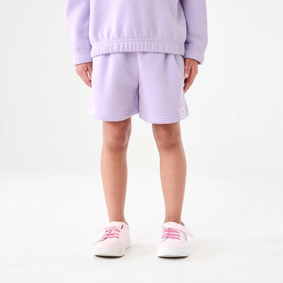 1 Fleece Shorts PASTEL LILAC, 1 of 7
