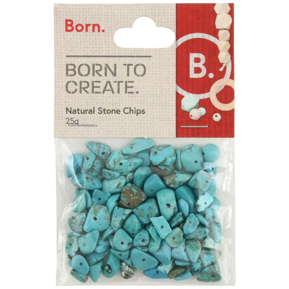 1 Born Stone Chips 25g Turquoise, 1 of 2