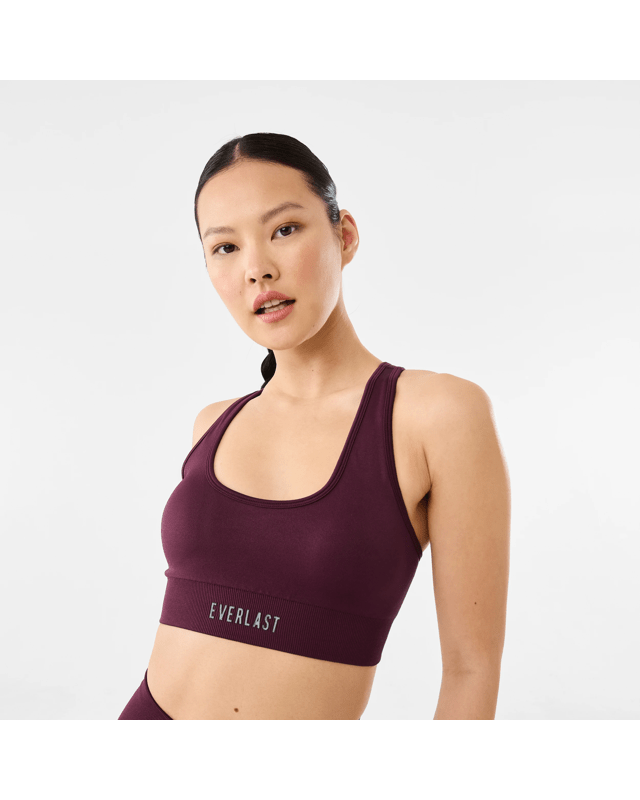 Everlast Womens Scoop Neck Seamfree Crop
