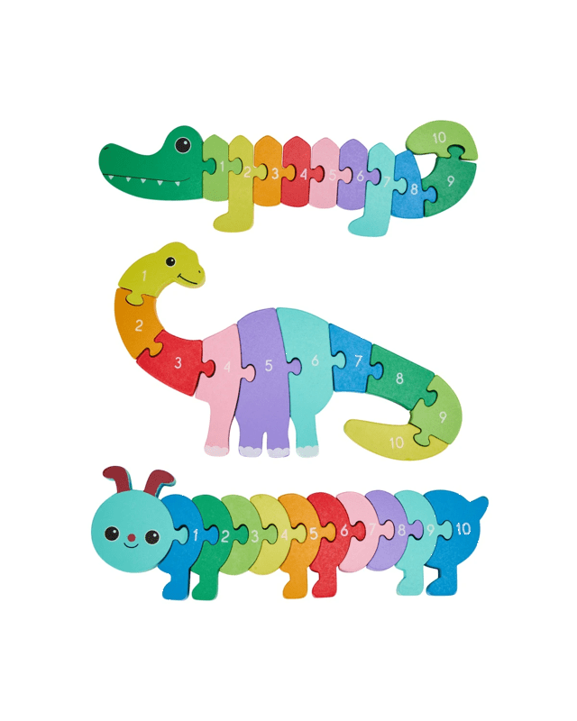 Wooden Counting Rainbow Animal - Asso