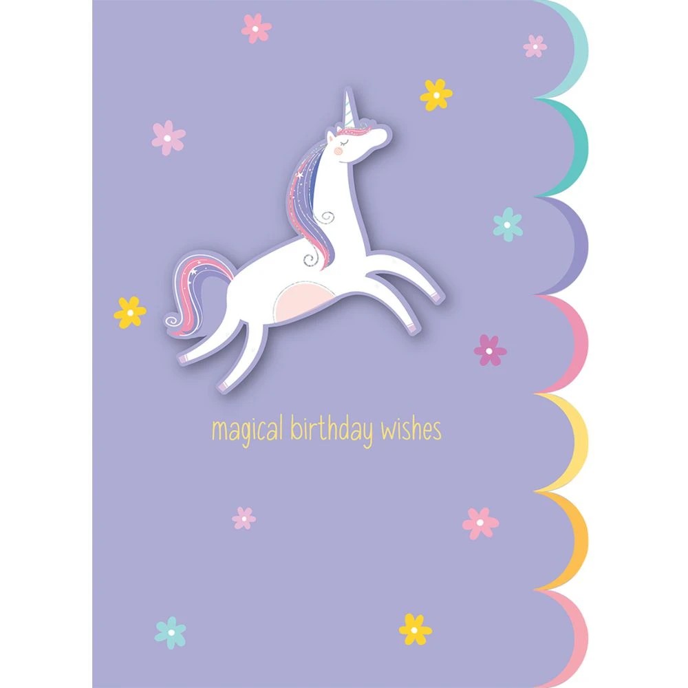 1 Lasting Impressions Birthday Card Unicorn, 1 of 1
