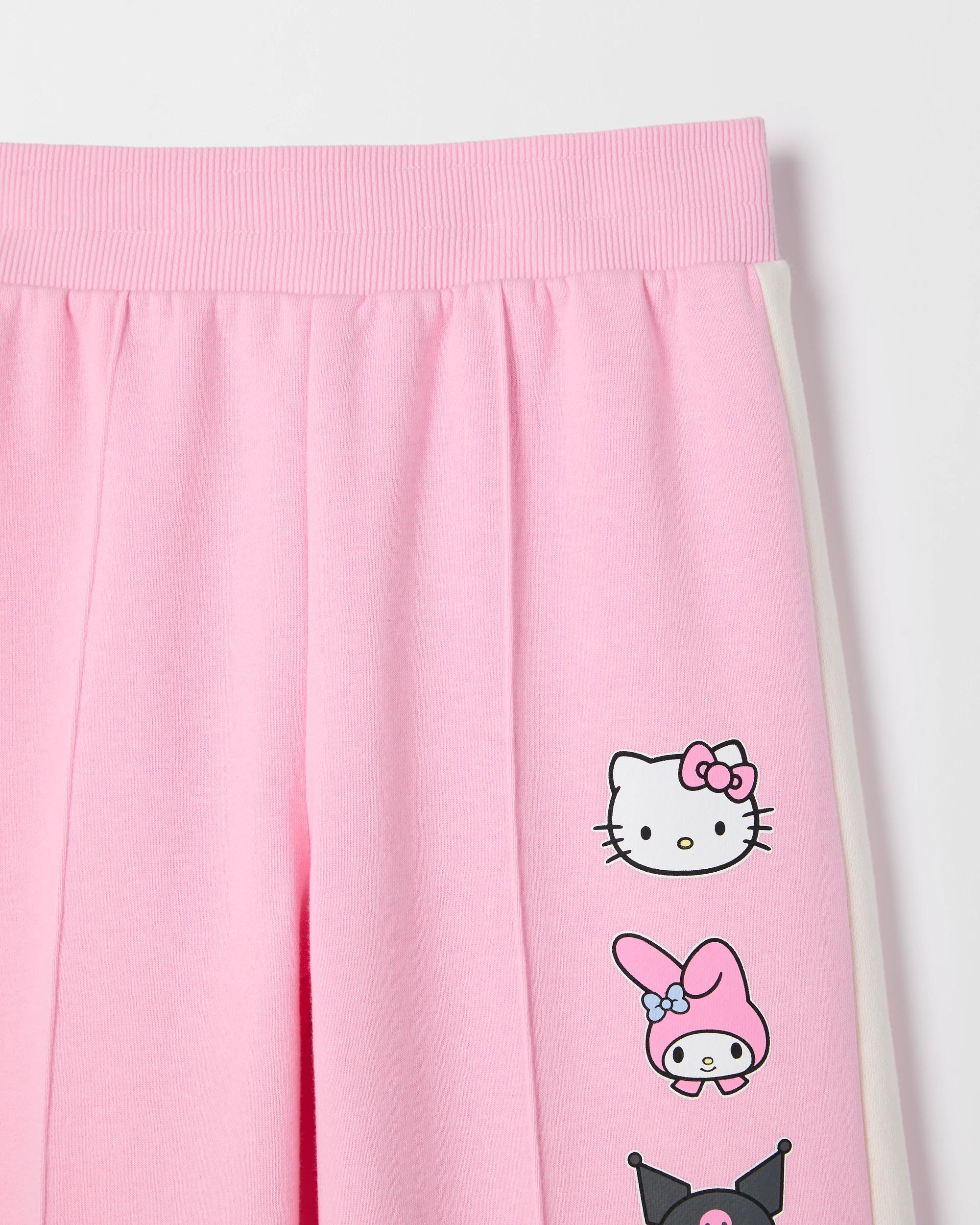 2 Hello Kitty Australian Cotton Blend Trackpants PINK, 2 of 2