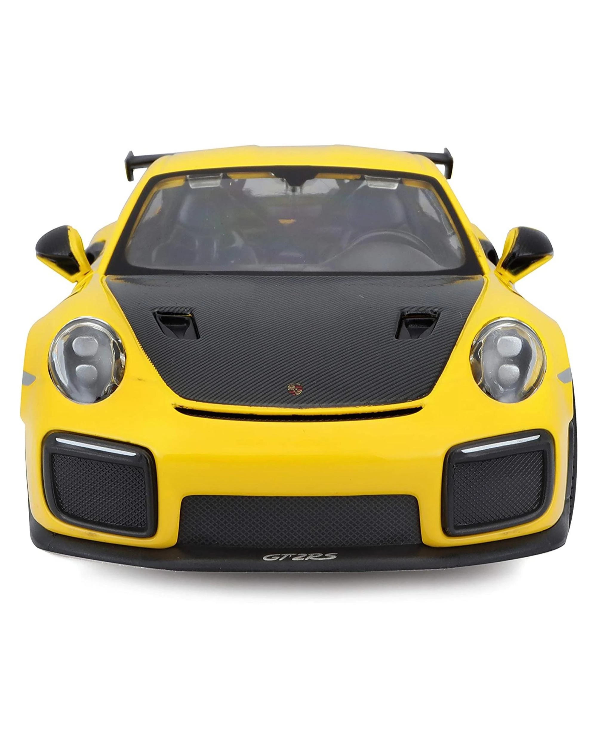 3 Maisto Special Edition 2018 Porsche 911 GT2 RS 1:24 Scale Model Car - Yellow, 3 of 8