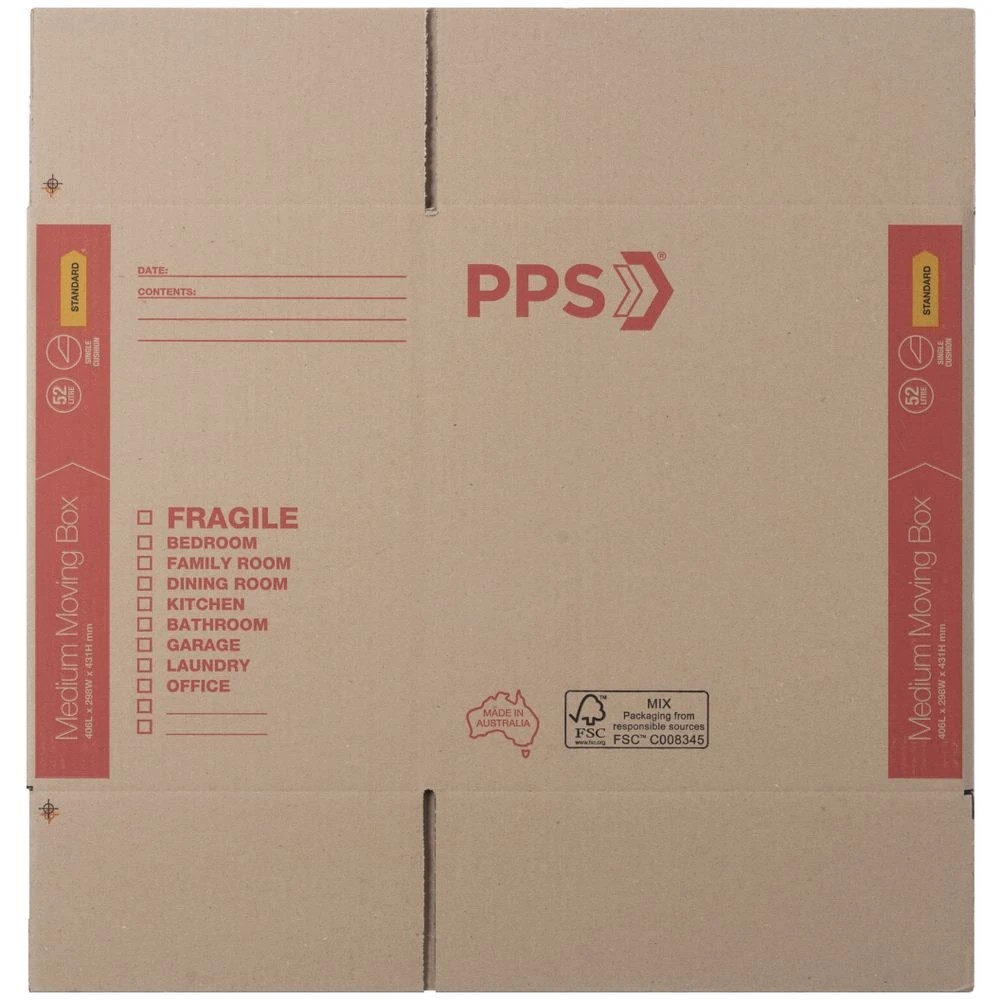 2 PPS Moving Box Medium 406 x 298 x 431mm, 2 of 3
