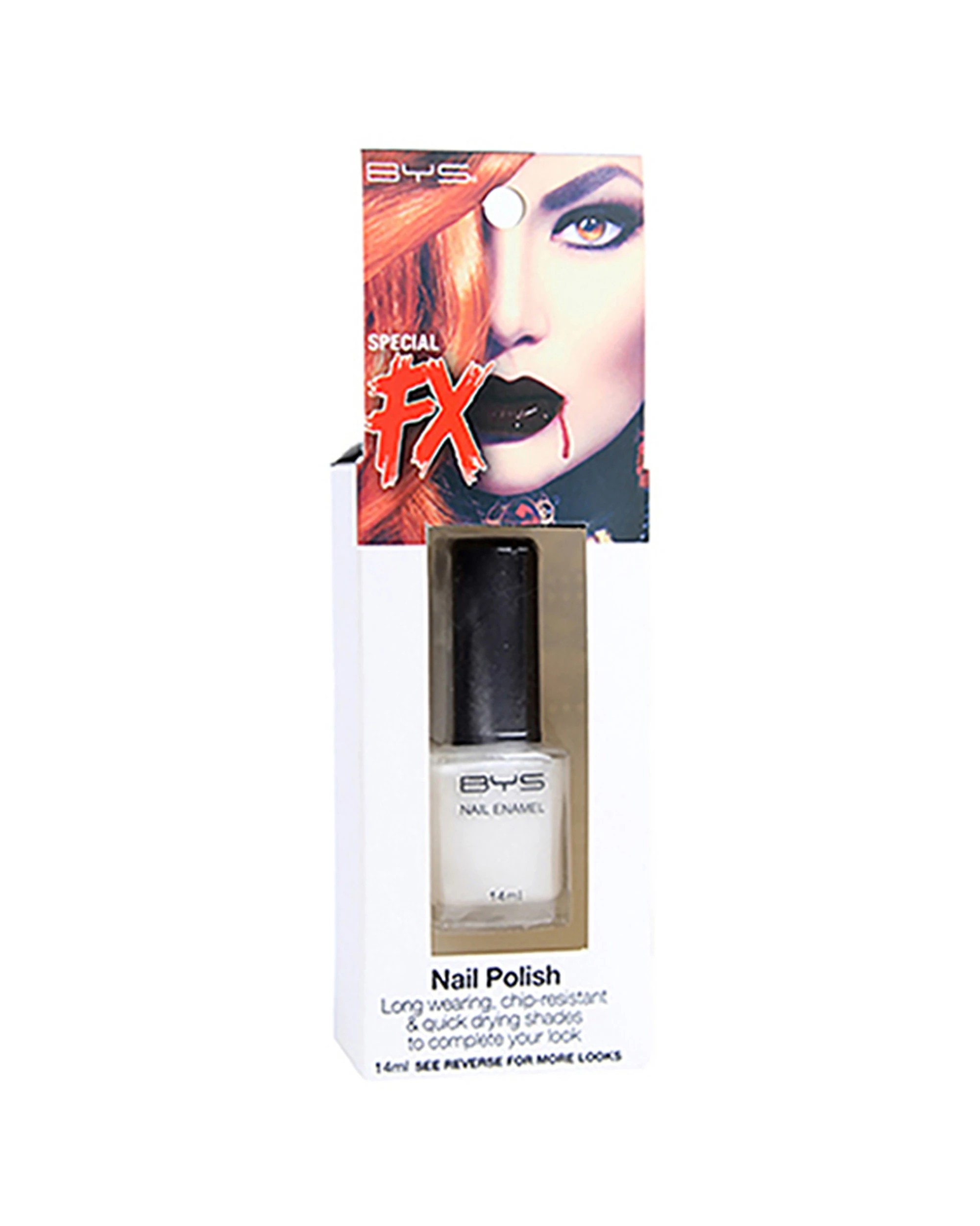 2 BYS 2PK BYS Nail Polish Twin Pack Long Wearing Chip Resistant 14ml - White, 2 of 2