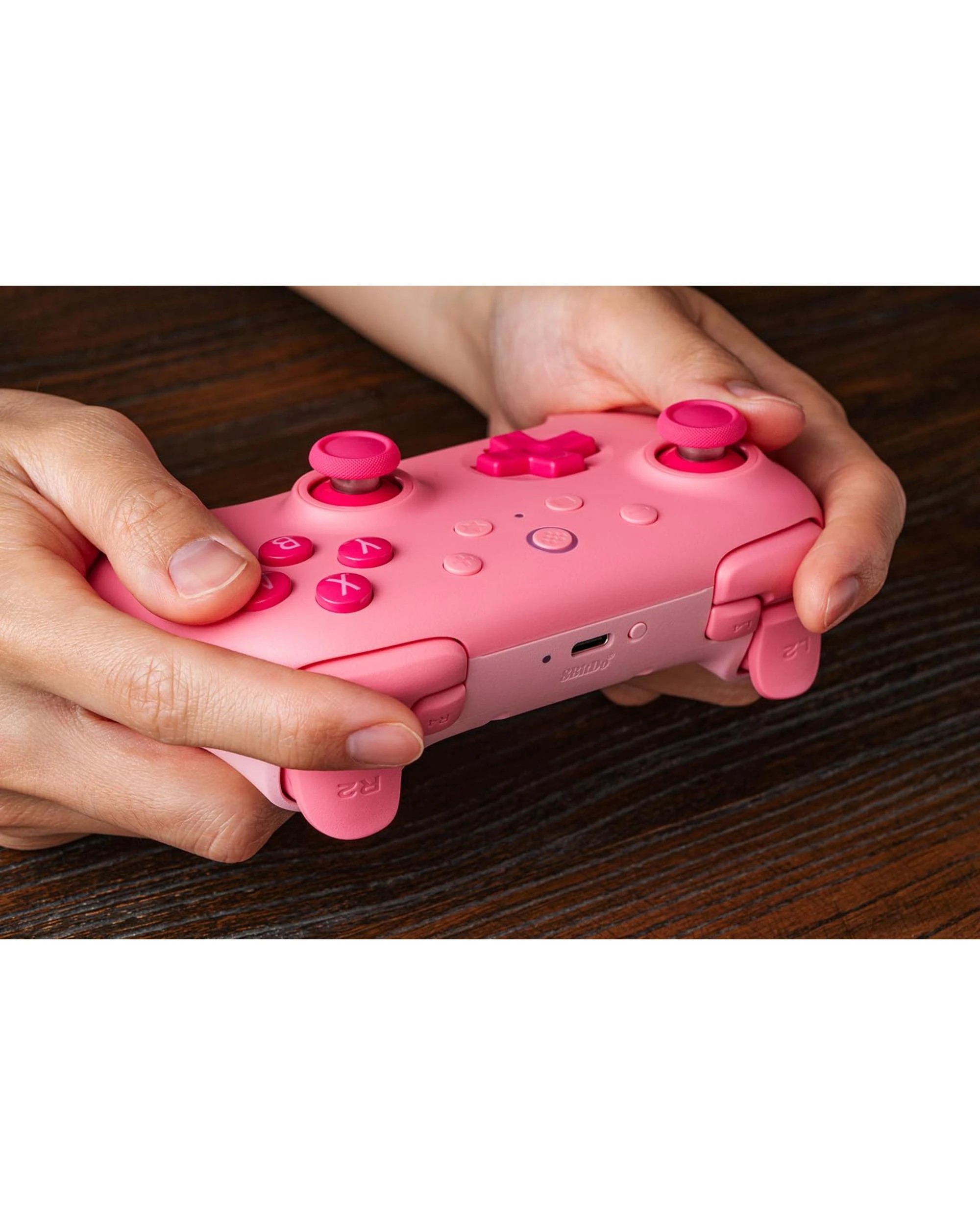 6 8BitDo Ultimate 2C Wireless Controller for Switch and Switch 2 - Pink, 6 of 10