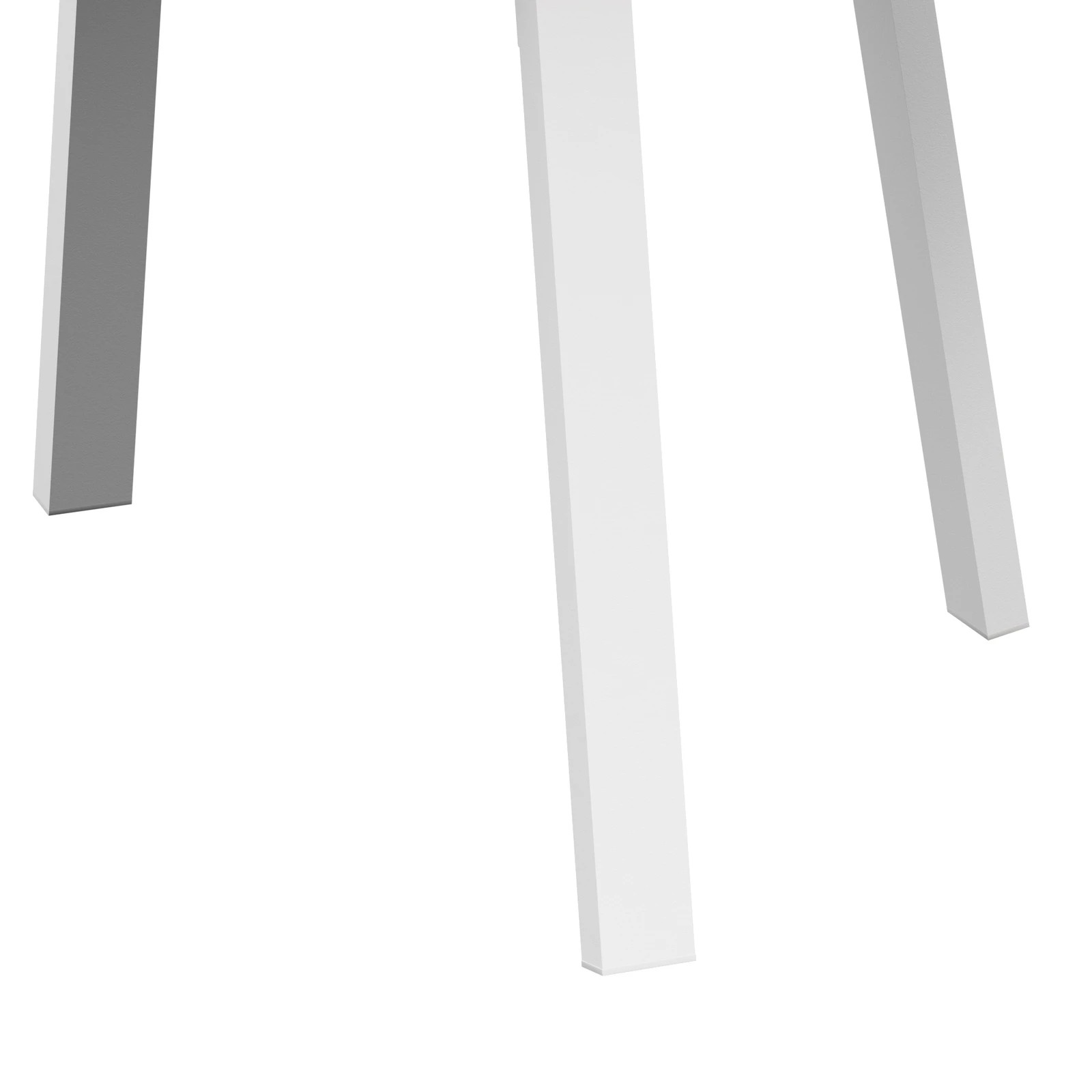 7 Livsip Outdoor Dining Table W/ Storage Shelf Patio Furniture 90cm
 - White, 7 of 10