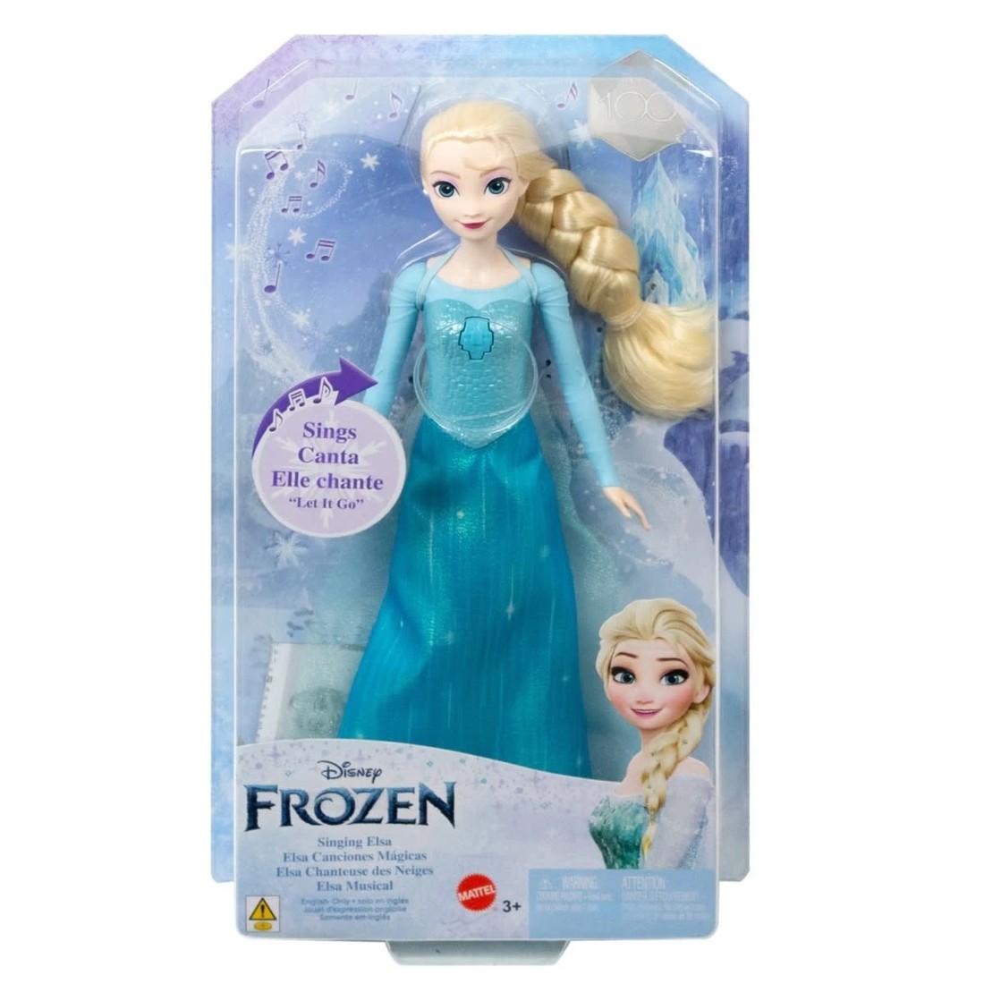 1 Disney Frozen Singing Elsa Doll, 1 of 7
