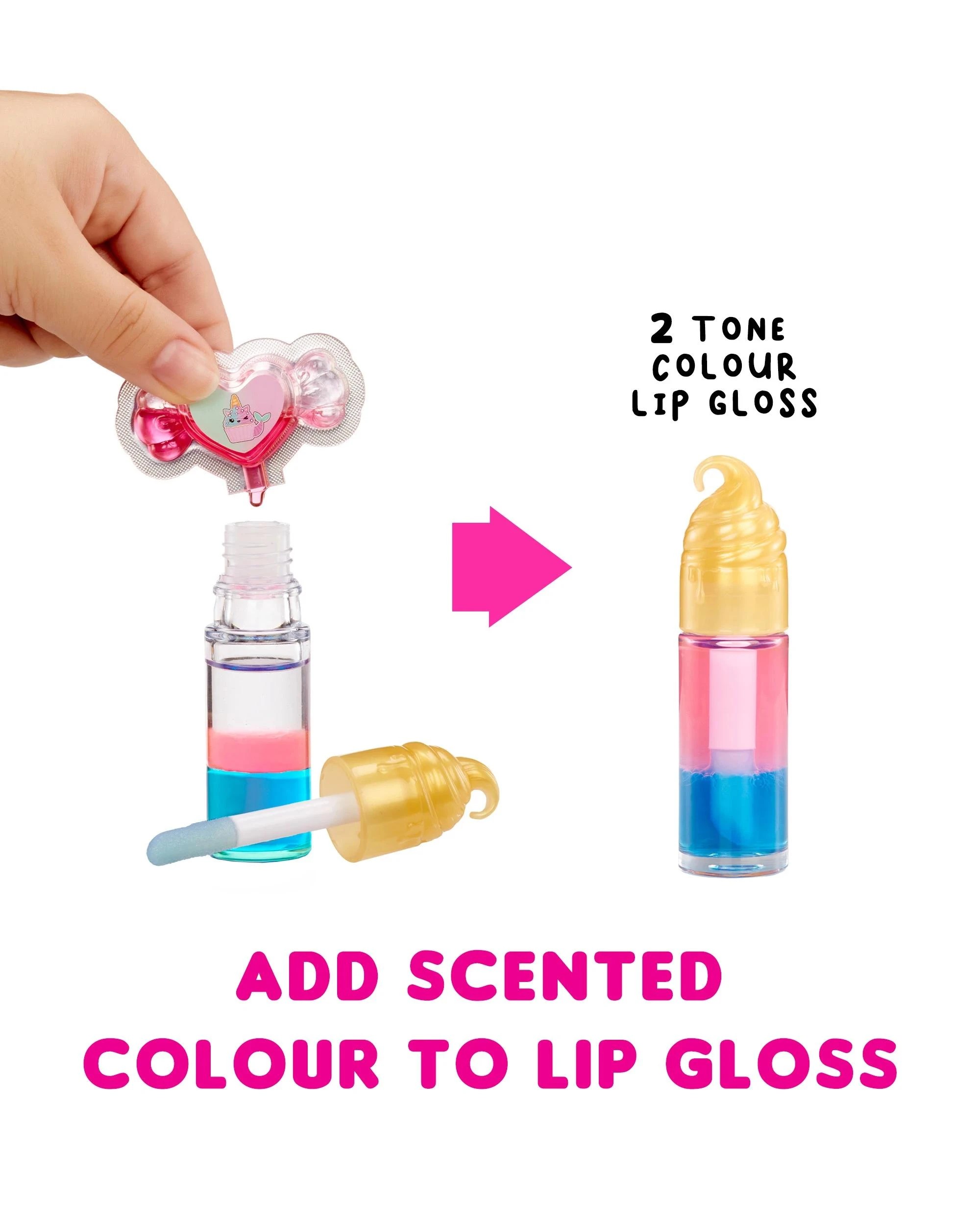 4 Yummiland Lip Gloss Dolls: Mystery Colour Change - Assorted - Multi, 4 of 4