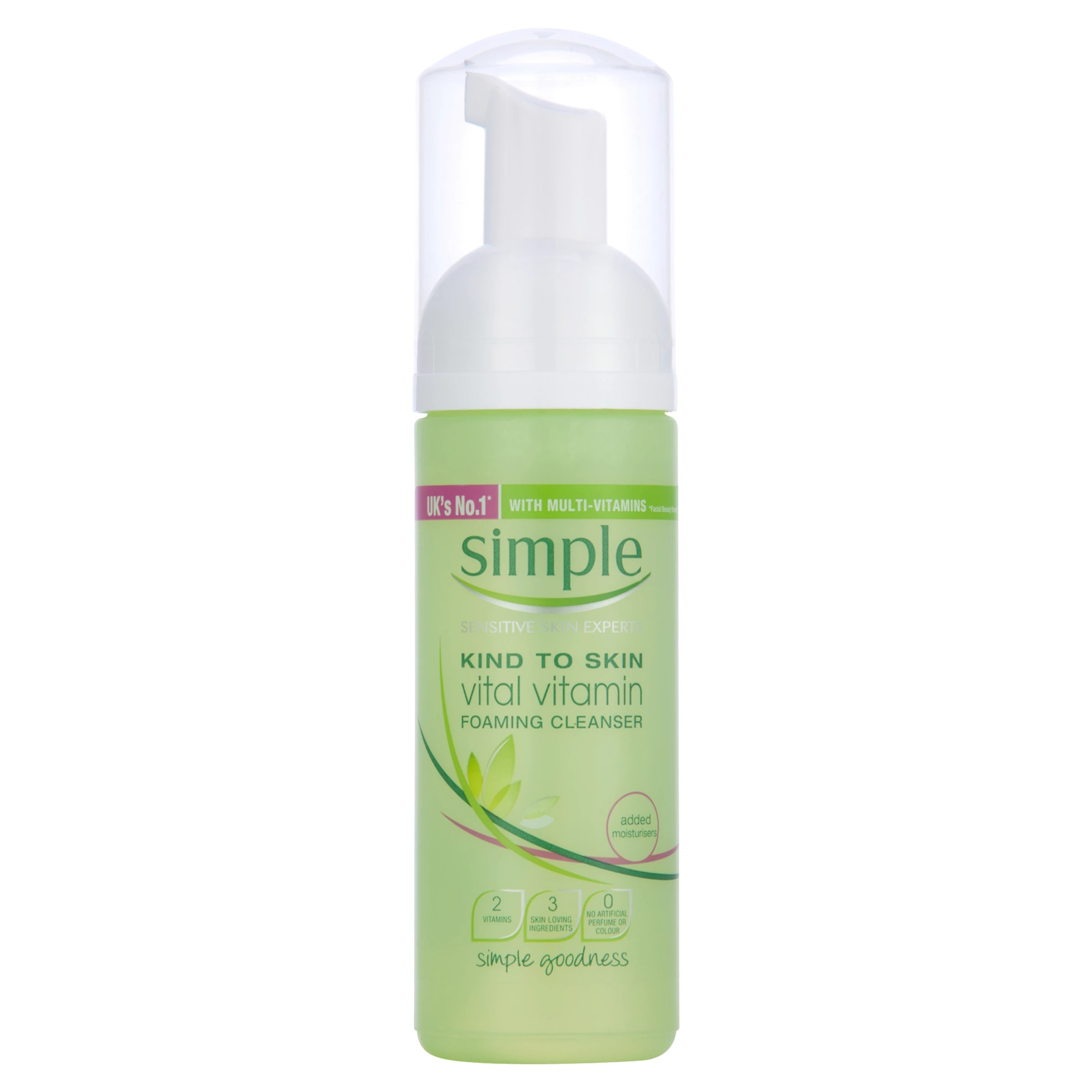 1 Simple Kind to Skin Vital Vitamin Foaming Cleanser 150ml, 1 of 7