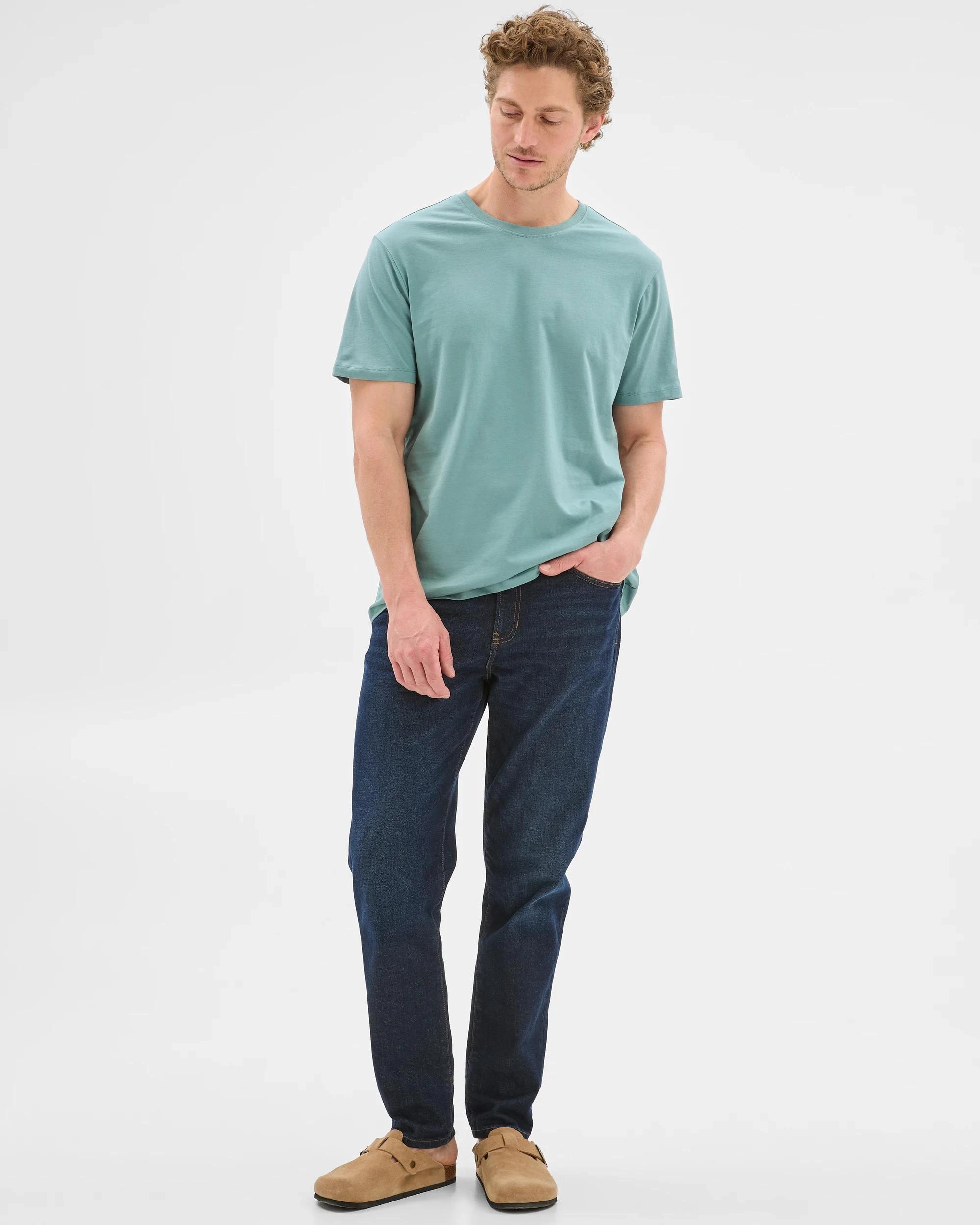 2 Target Australian Cotton Crew T-Shirt TEAL, 2 of 5