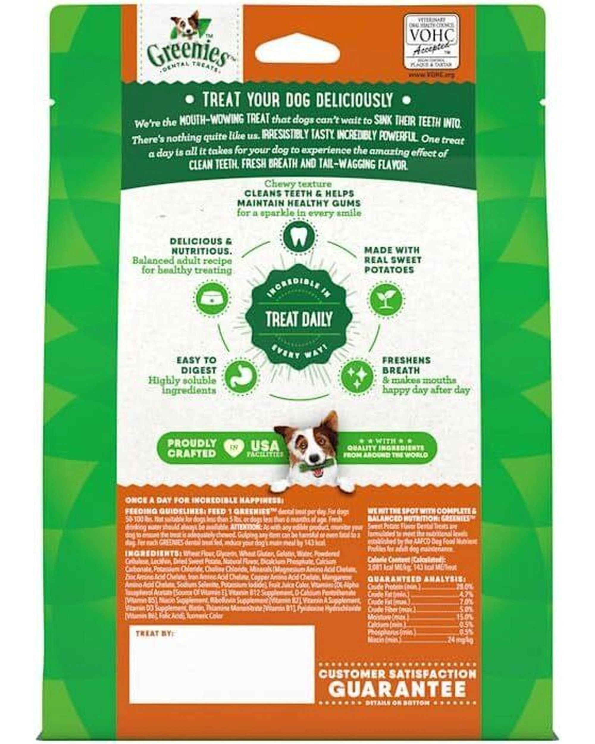 2 Greenies Dental Treats Sweet Potato for Large Dogs 22-45kg 340g, 2 of 9