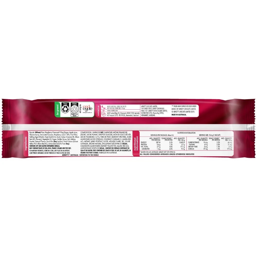 3 Arnott's Raspberry Shortcake 250g, 3 of 4