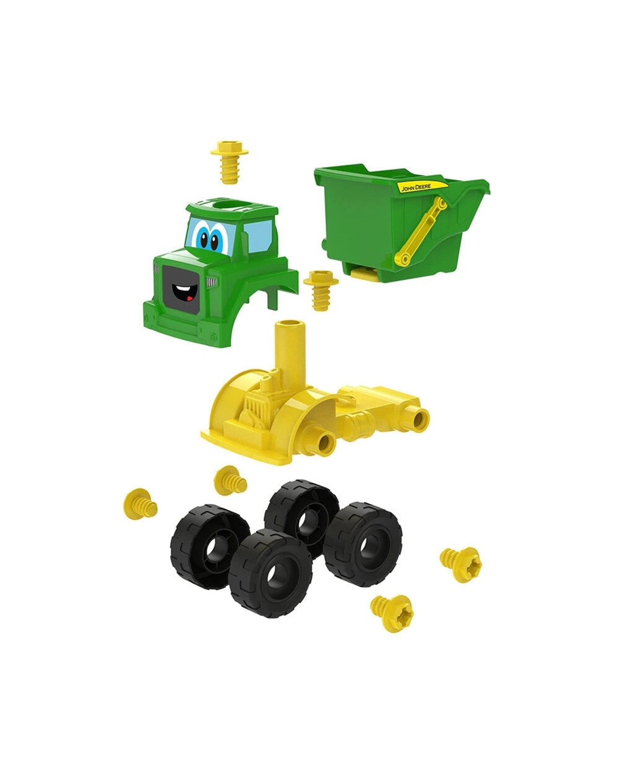 2 John Deere Kids Build-A-Buddy Green Dump Truck with Power Drill - Green, 2 of 4
