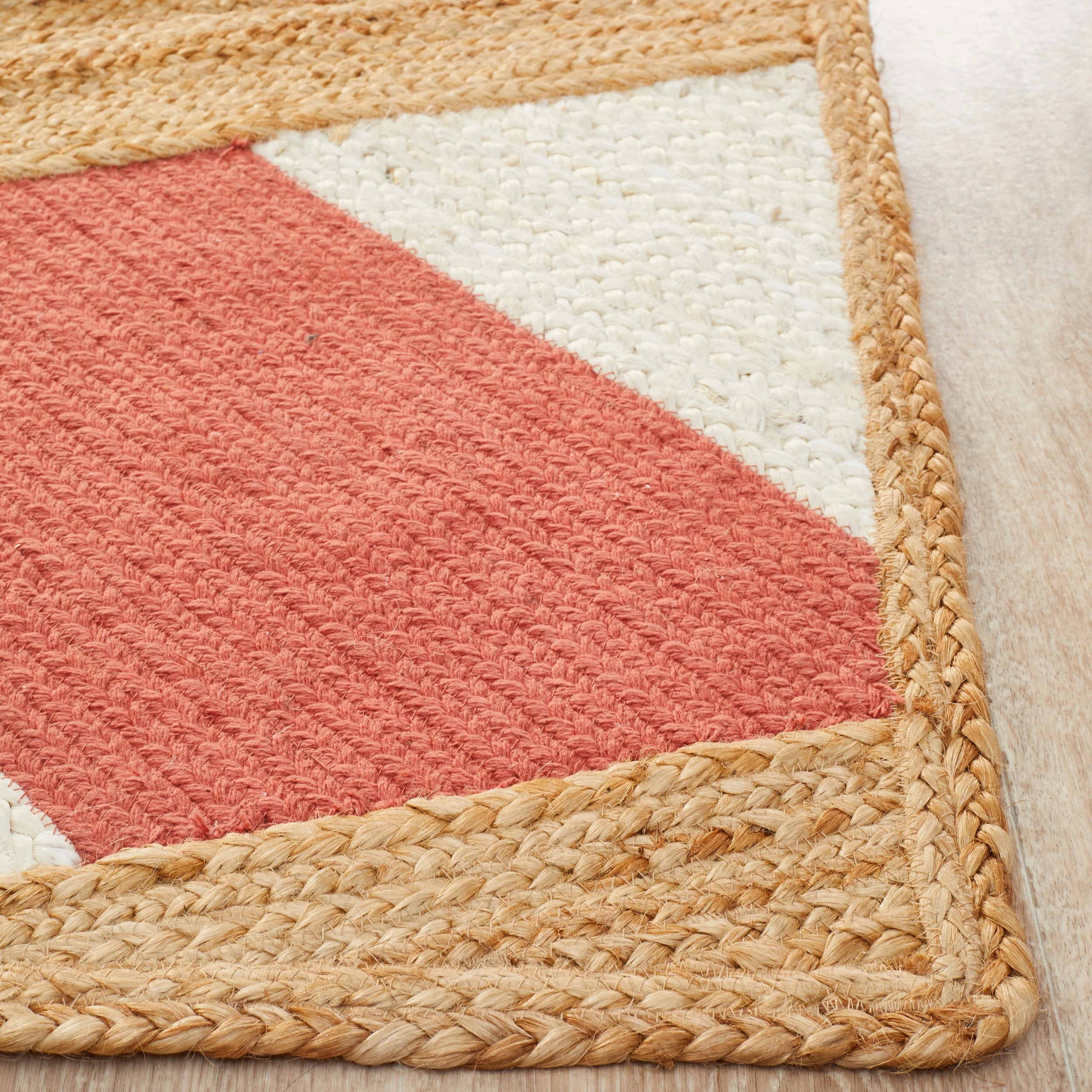 4 Common Ground Rugs Promenade 111 220x150cm - Medium Hand Loomed Rug - Orange, 4 of 6