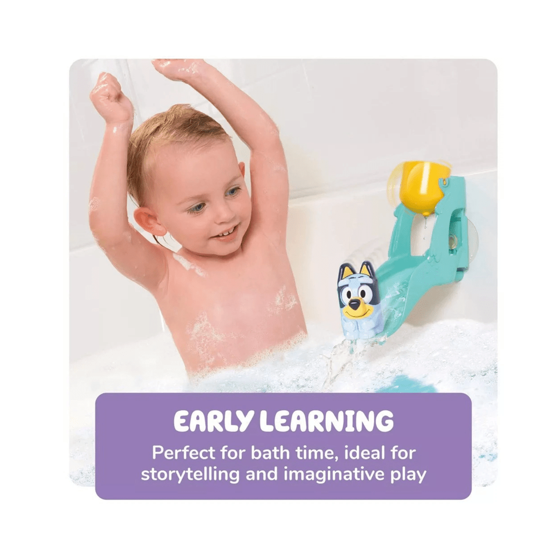 6 Tomy Toomies Bluey Waterslide Bath Toy, 6 of 6