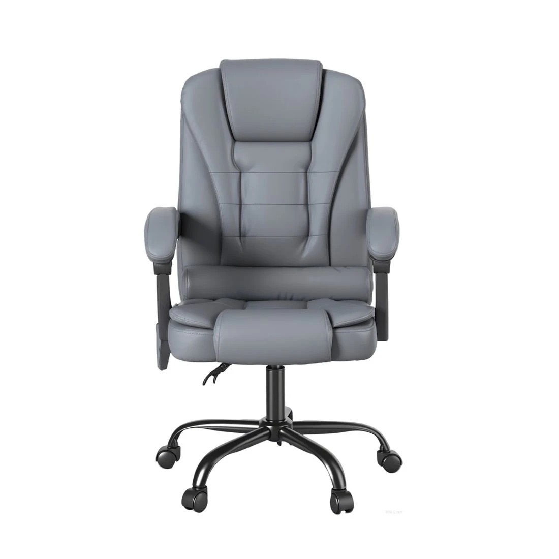3 Artiss Executive Office Chair 4-Point Massage Adjustable Ergonomic Recline PU - Grey, 3 of 6