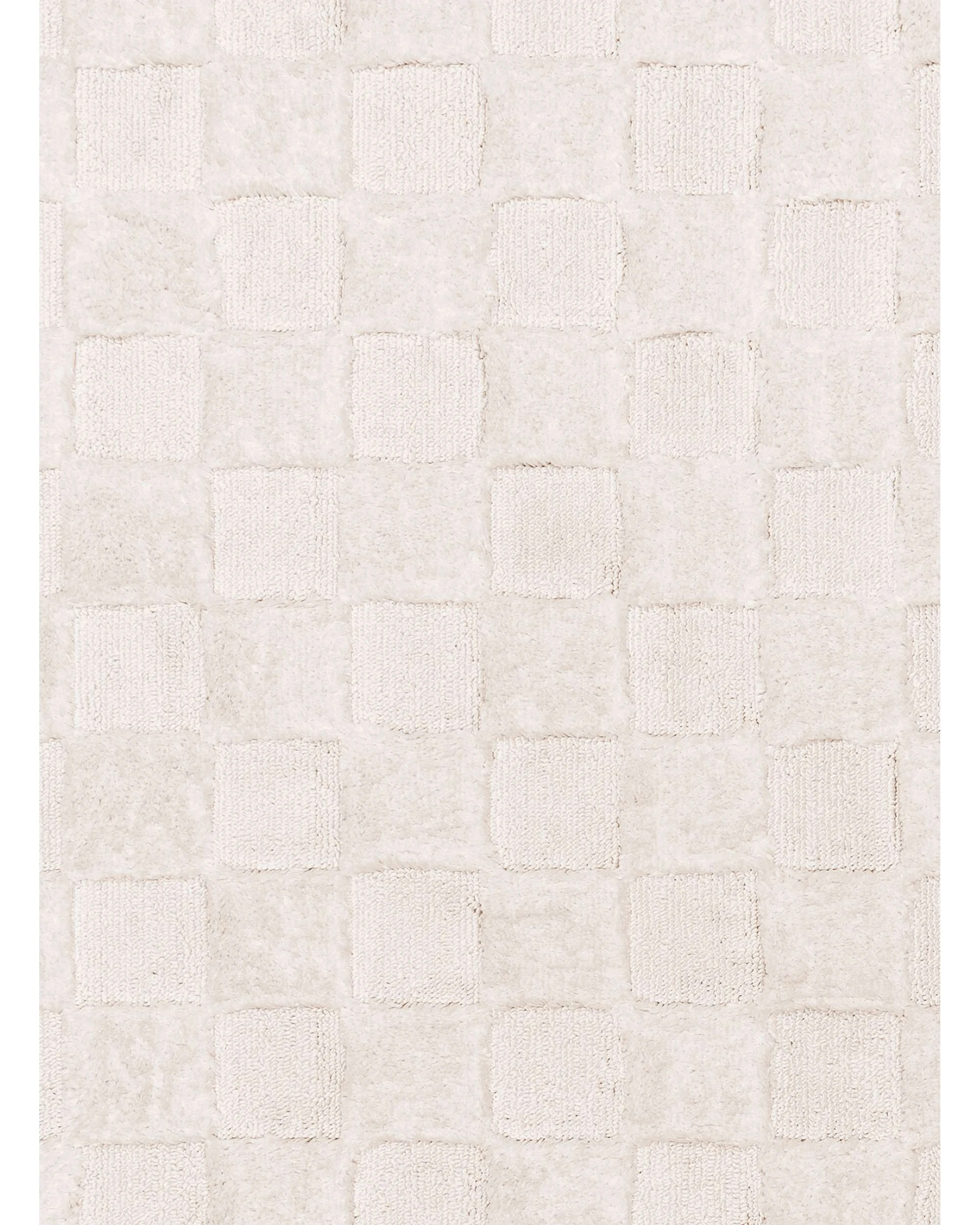 7 Loopsie Ambra Checkered Rug-370cm x 280cm - White, 7 of 8