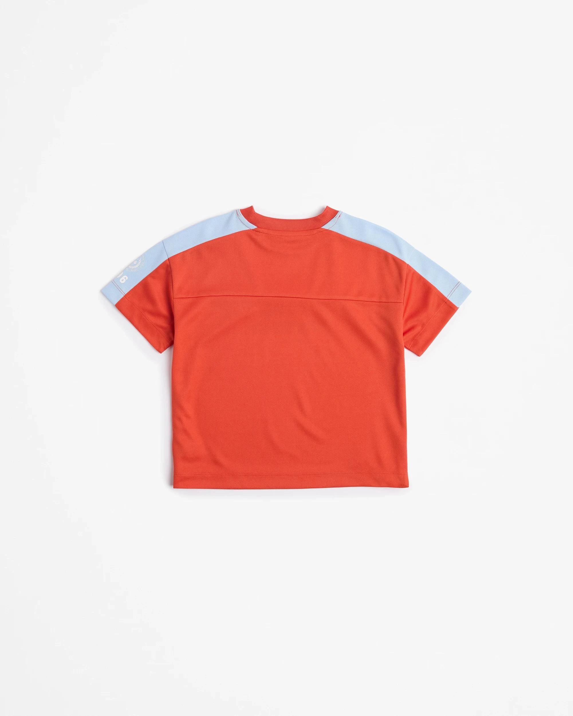 3 Target Spliced Sport Oversized T-shirt RED, 3 of 3