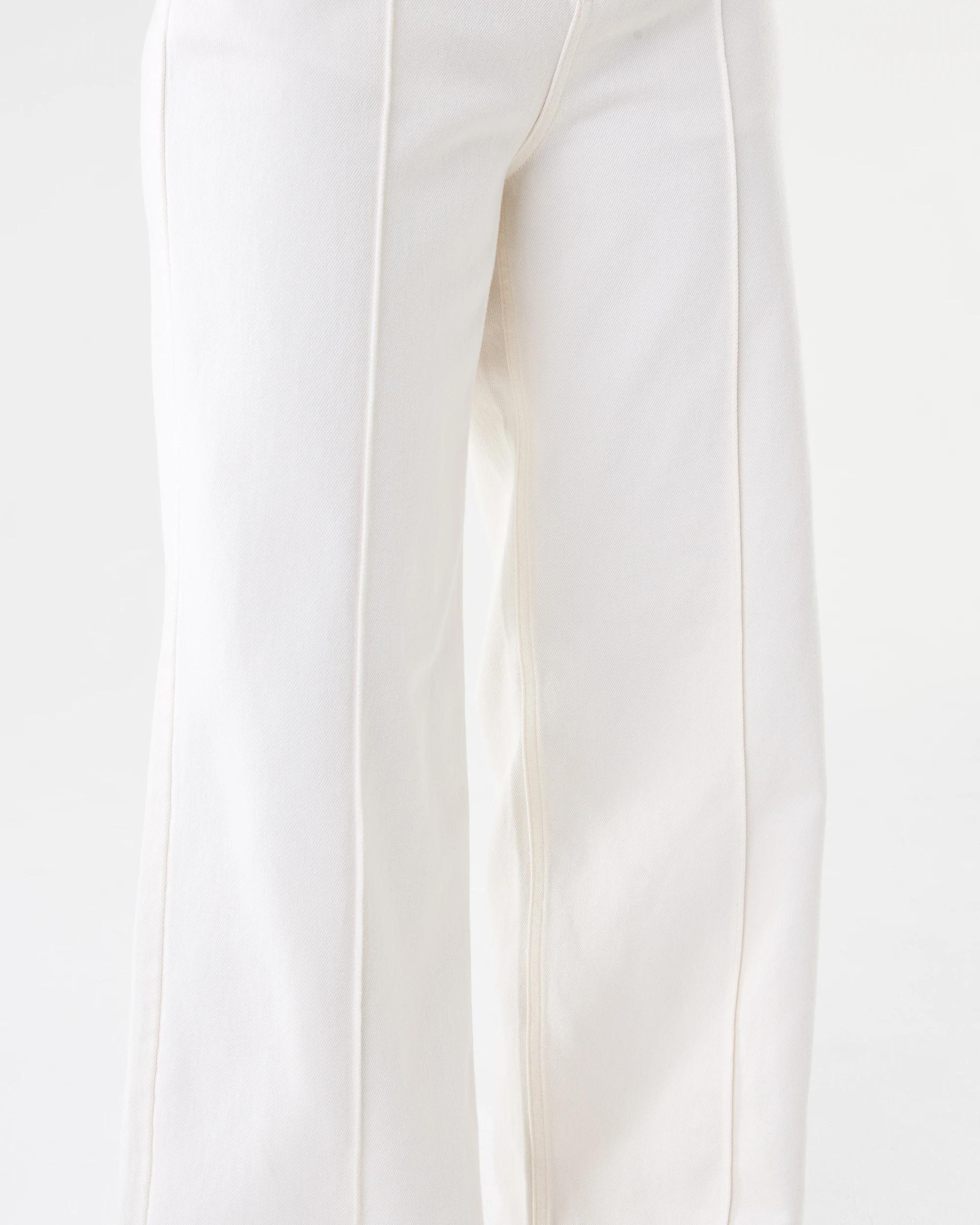 7 Belted Wide Leg Jeans Ecru, 7 of 10
