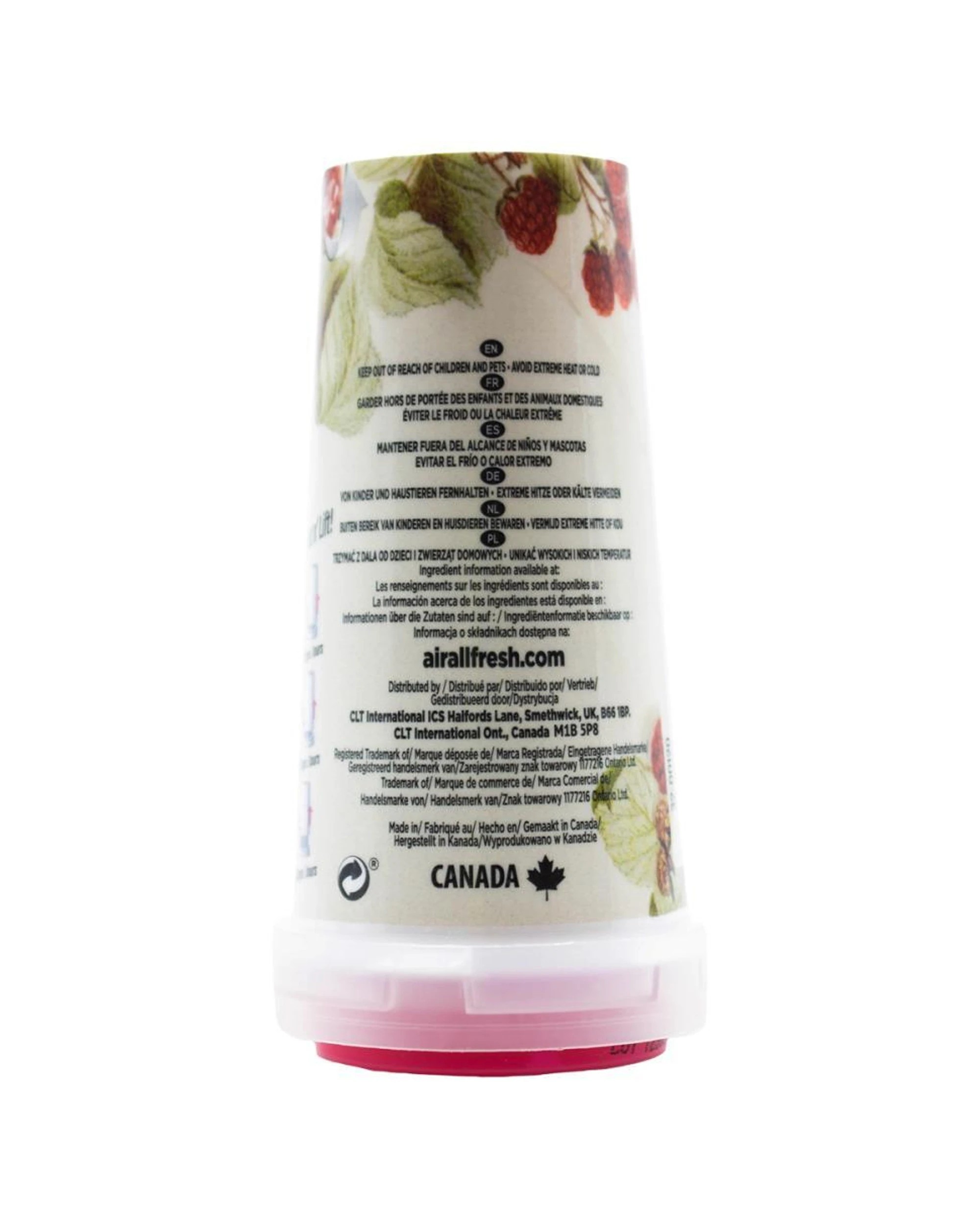 3 Airall 12pc Solid Home Room Air Freshener Raspberry 170g - Pattern, 3 of 4