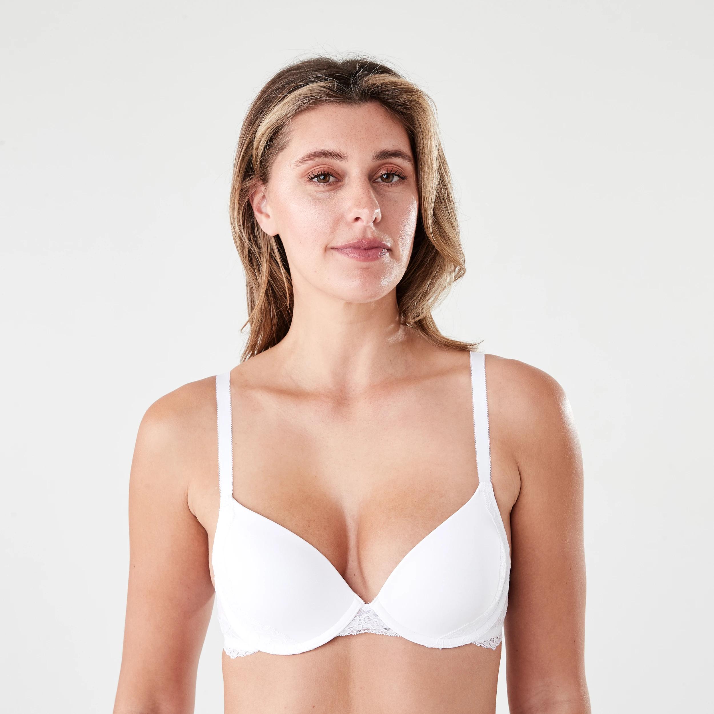 1 Lace Wing T-shirt Bra INTIMATES OFF WHITE, 1 of 6