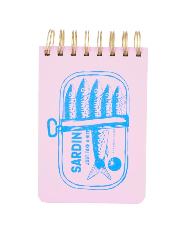 A6 Notepad Spiral Sardine 80gsm 380 P