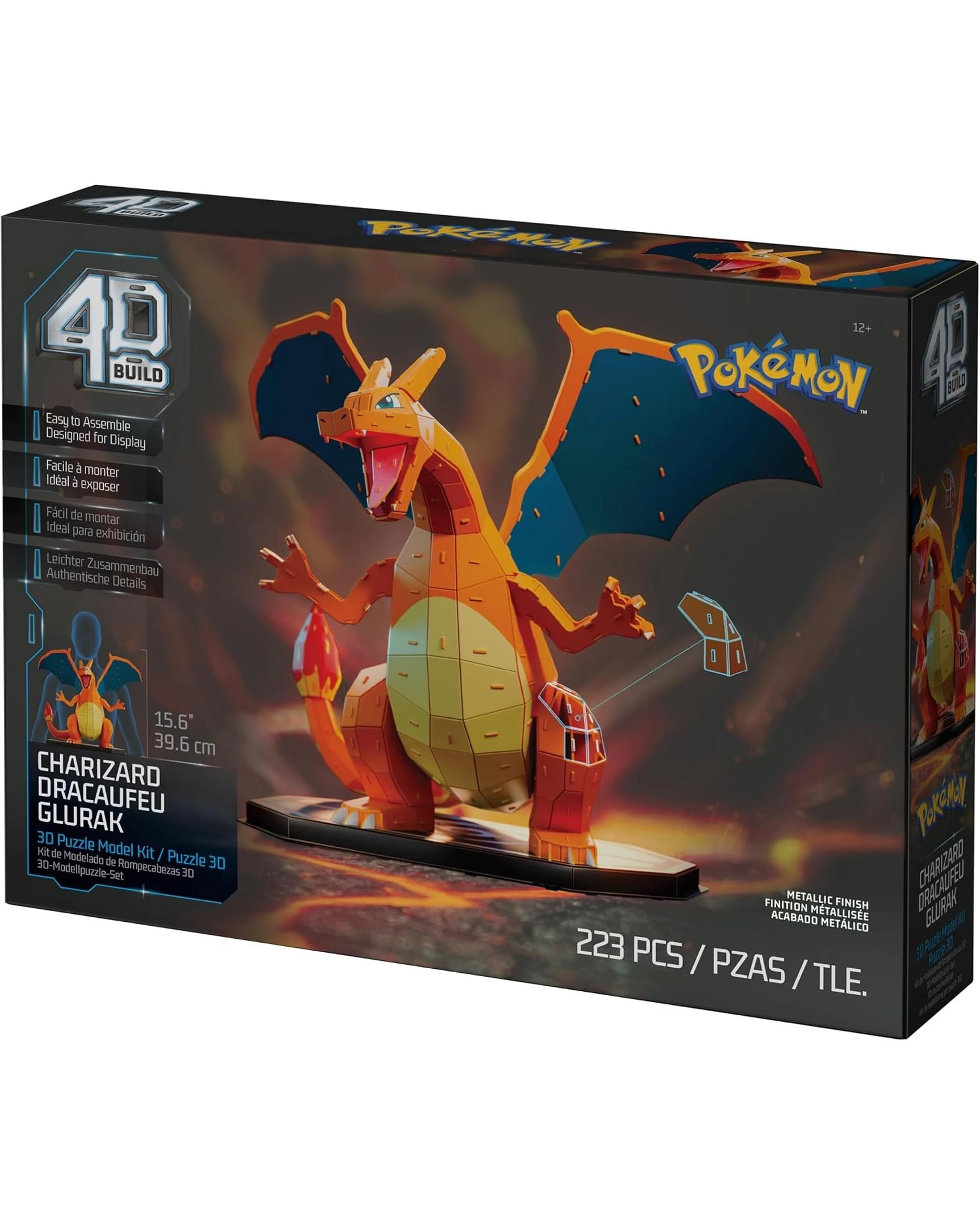 9 4D Build Pokemon Charizard Model Kit, 9 of 9