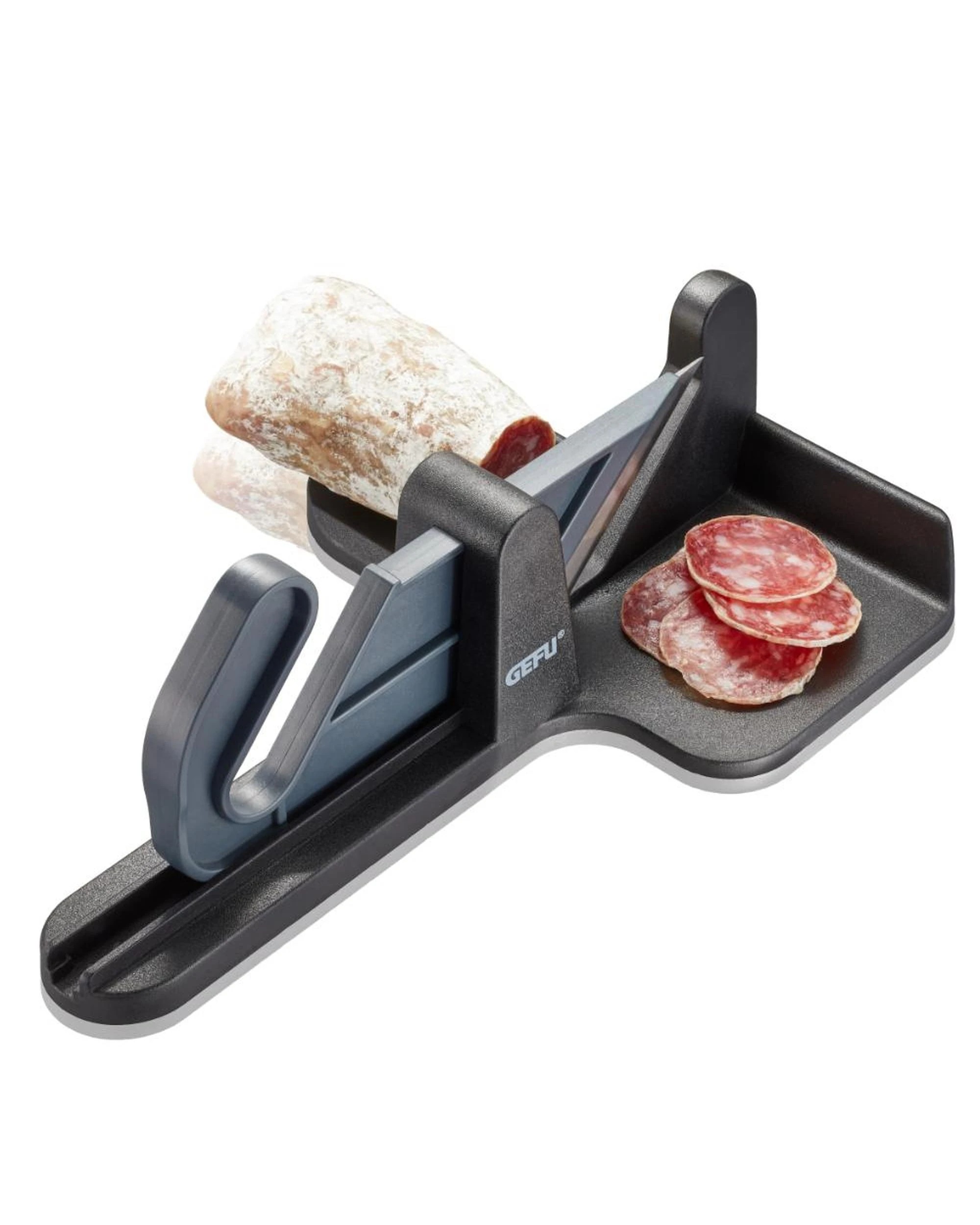 1 Gefu Tranche Stainless Steel Sausage & Food Slicer  Black, 1 of 3