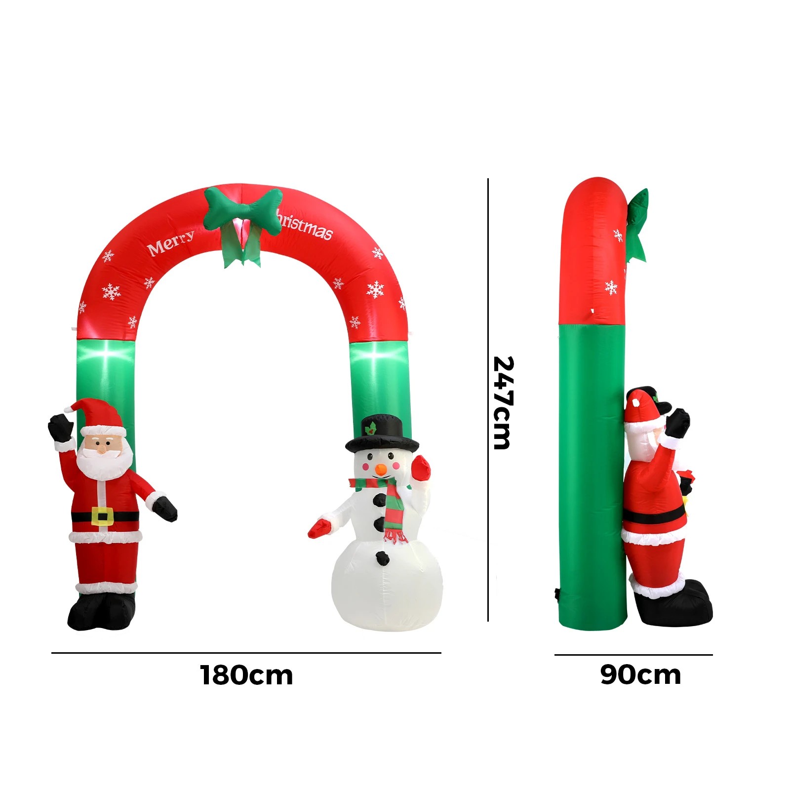 9 Tinseltown 2.4m Christmas Inflatable Archway Xmas Led Lights Outdoor Decoration
 - Multi, 9 of 9