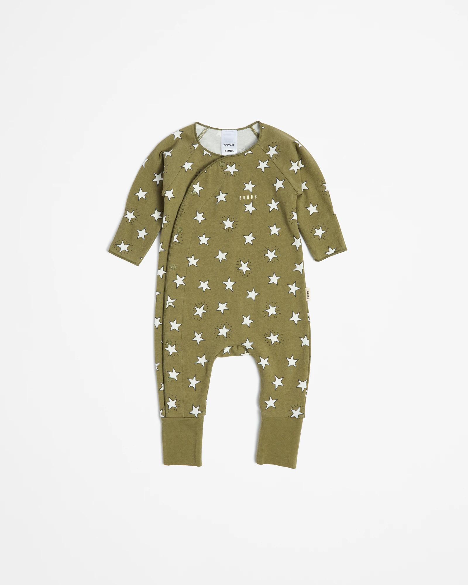 1 Bonds Baby Newbies Cozysuit Coverall SUPER STAR, 1 of 5