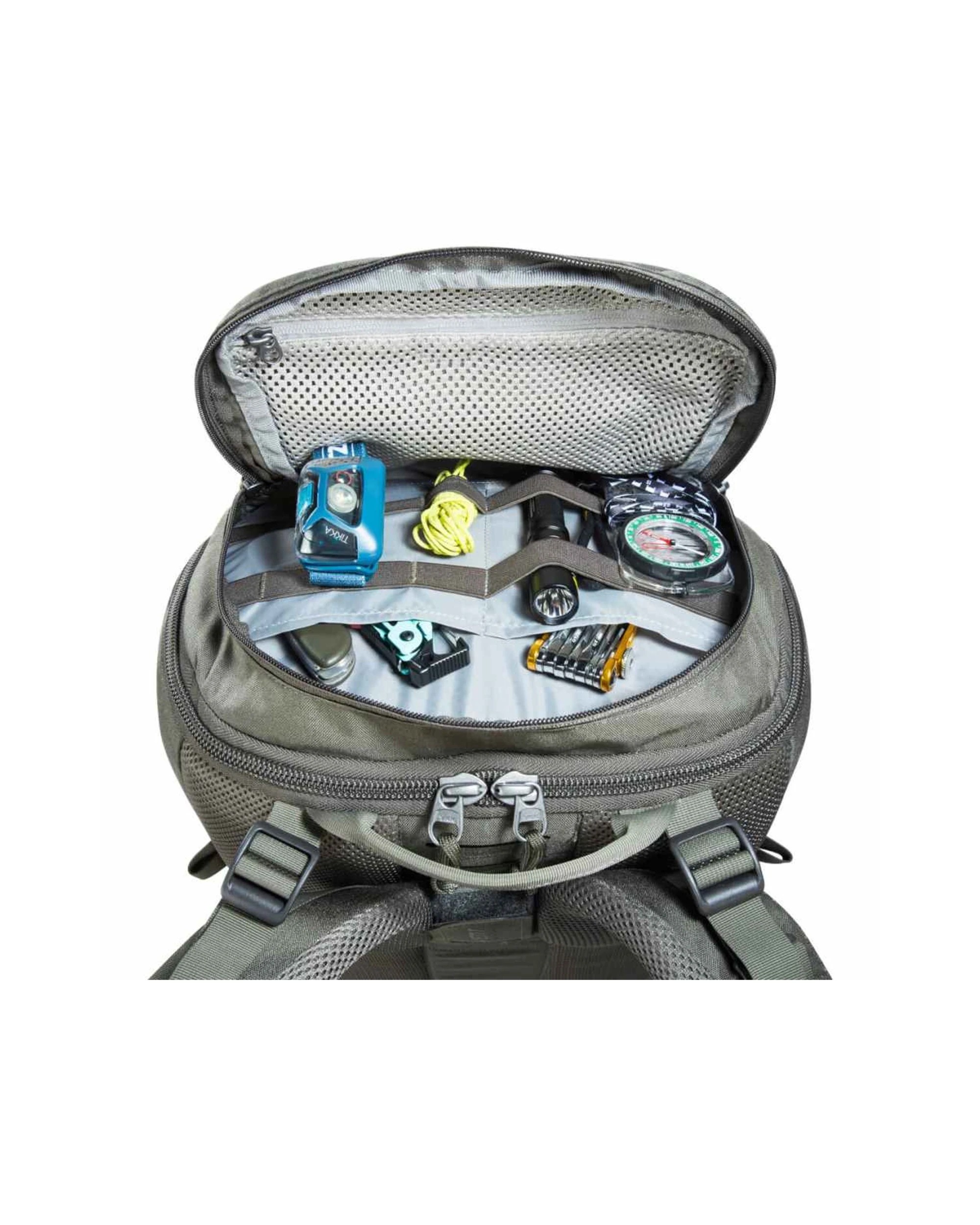 8 Tatonka Nylon EDC Pack 30L Outdoor Travel Backpack Daypack Padded Hip Belt - Grey, 8 of 8