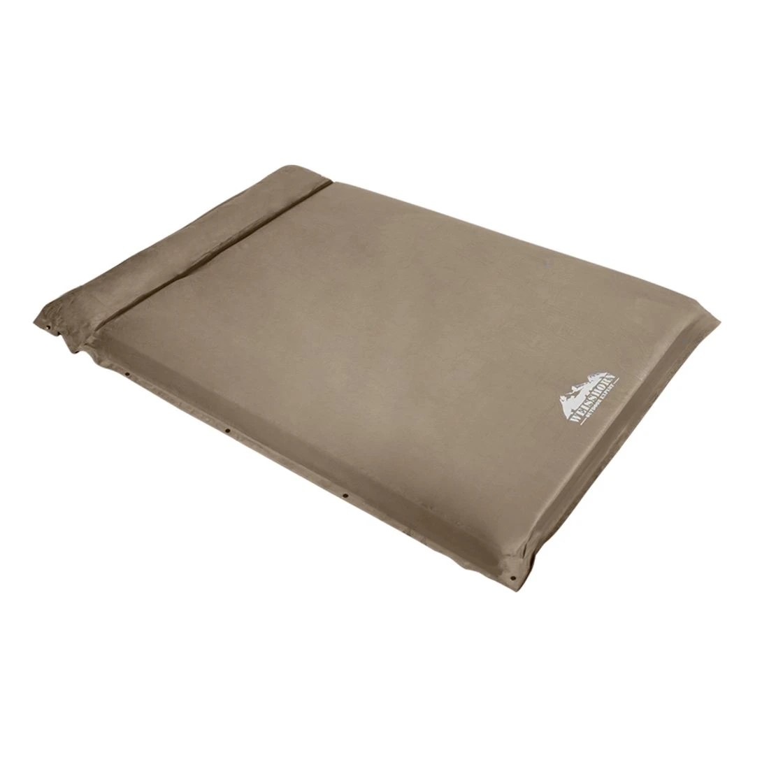3 Weisshorn Self Inflating Mattress 10CM Camping Sleeping Mat Air Double Coffee - Brown, 3 of 6