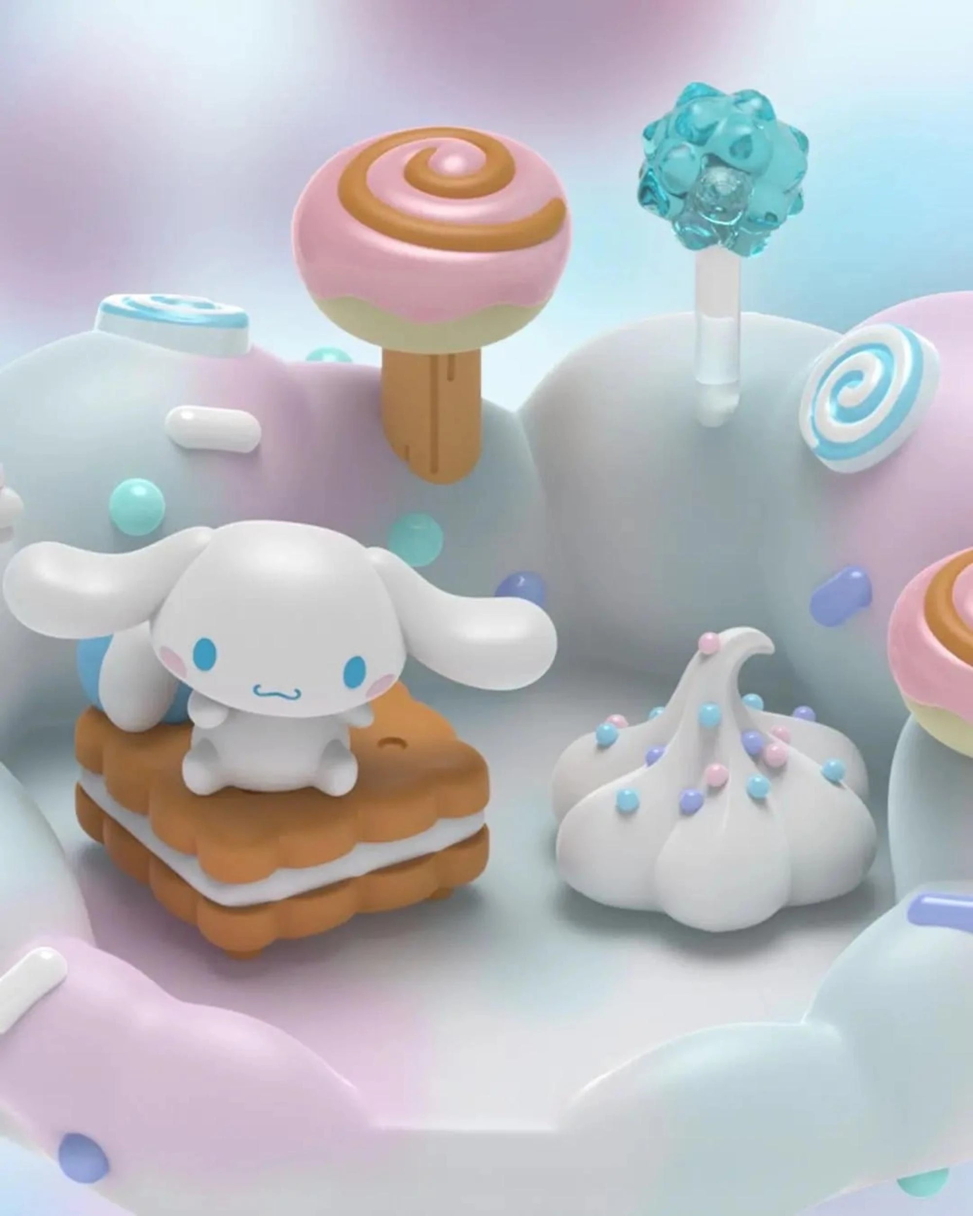 4 Mighty Jaxx Kandyland Sanrio Cinnamoroll 6 inch Collectable Diorama, 4 of 6