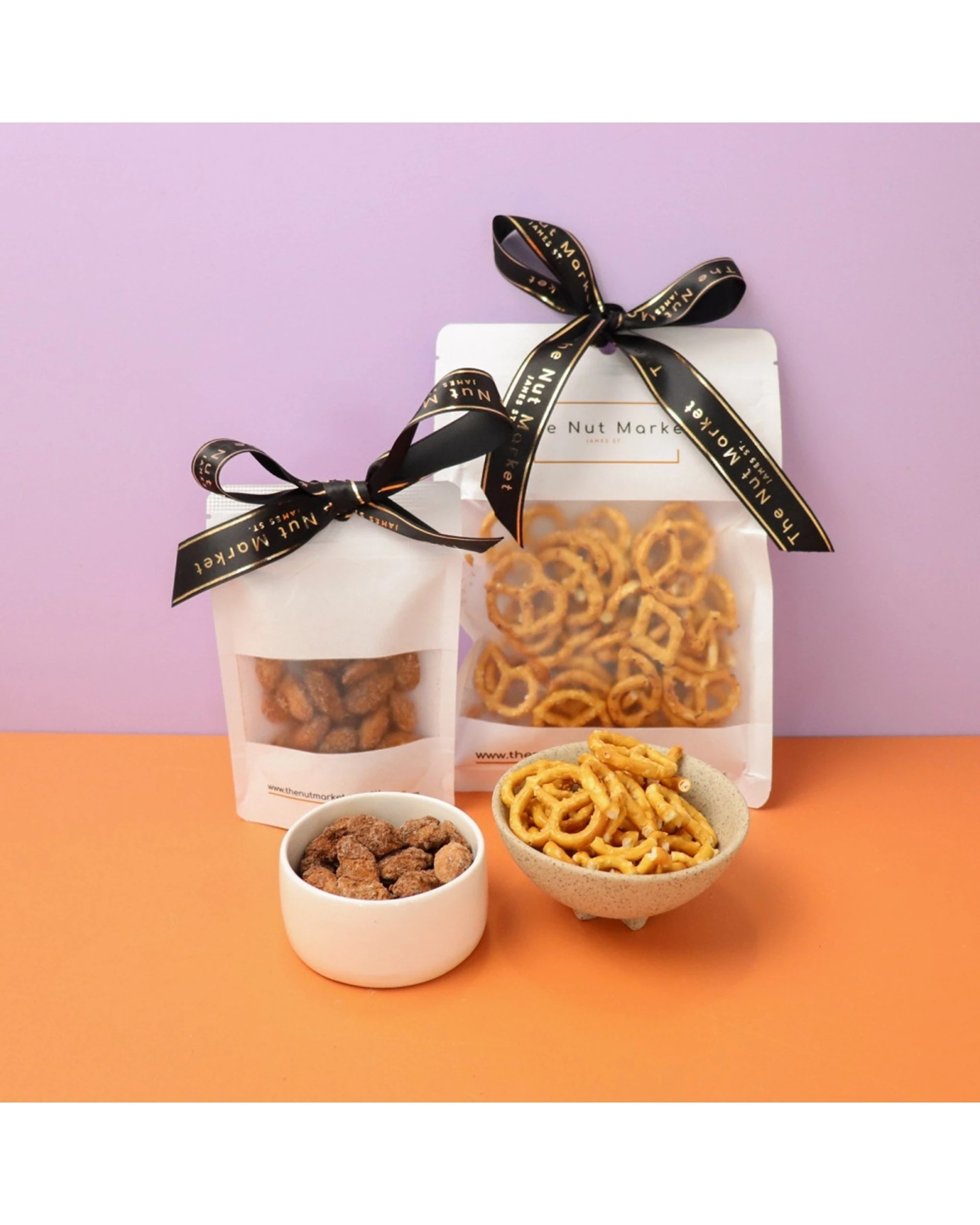 7 Gift Basket Gourmet Nibbles Hamper Set Premium Roasted Nuts Crackers Olives - Multi, 7 of 7