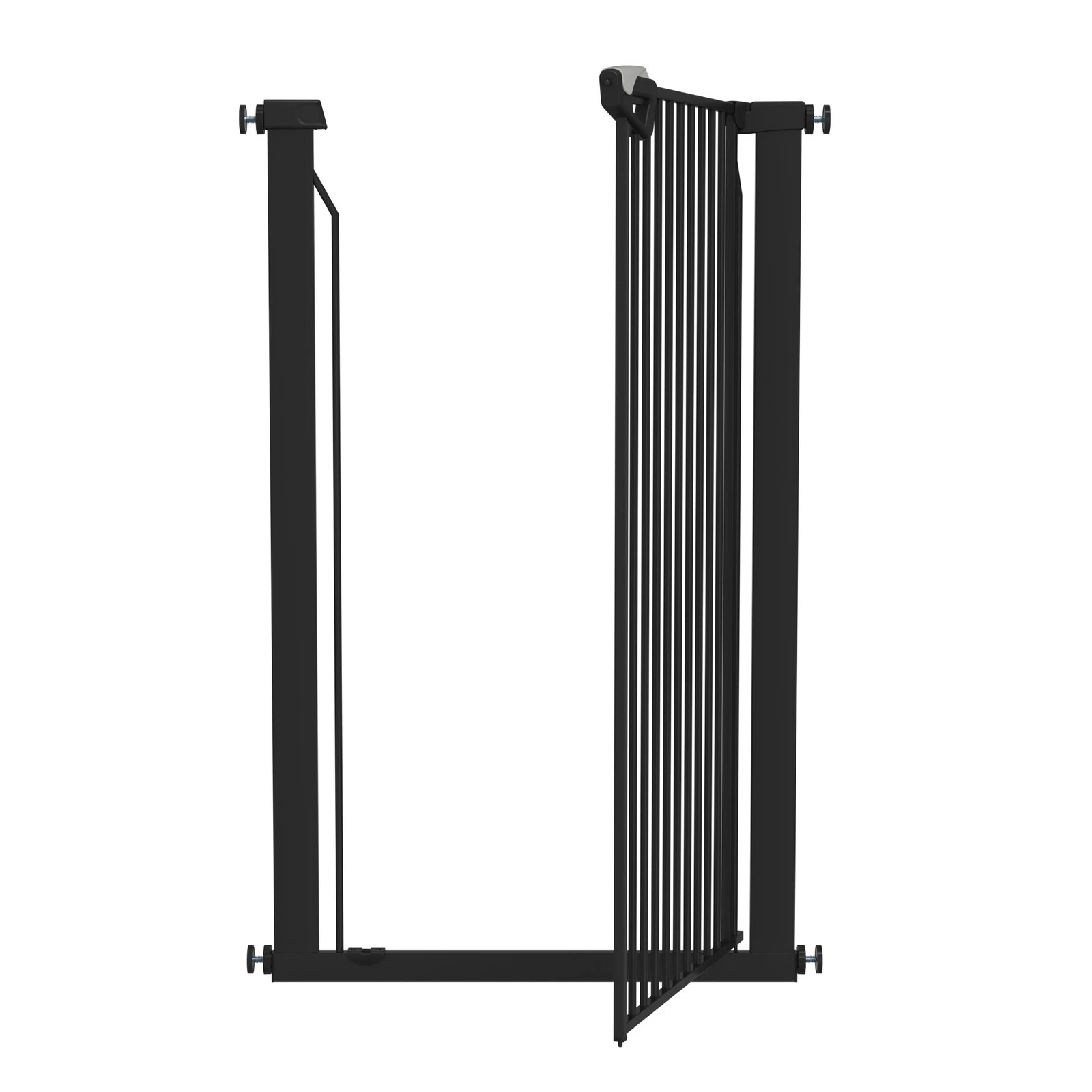 6 Alopet 120cm Retractable Safety Gate Pet Dog Cat Fence Guard Door - Black, 6 of 7