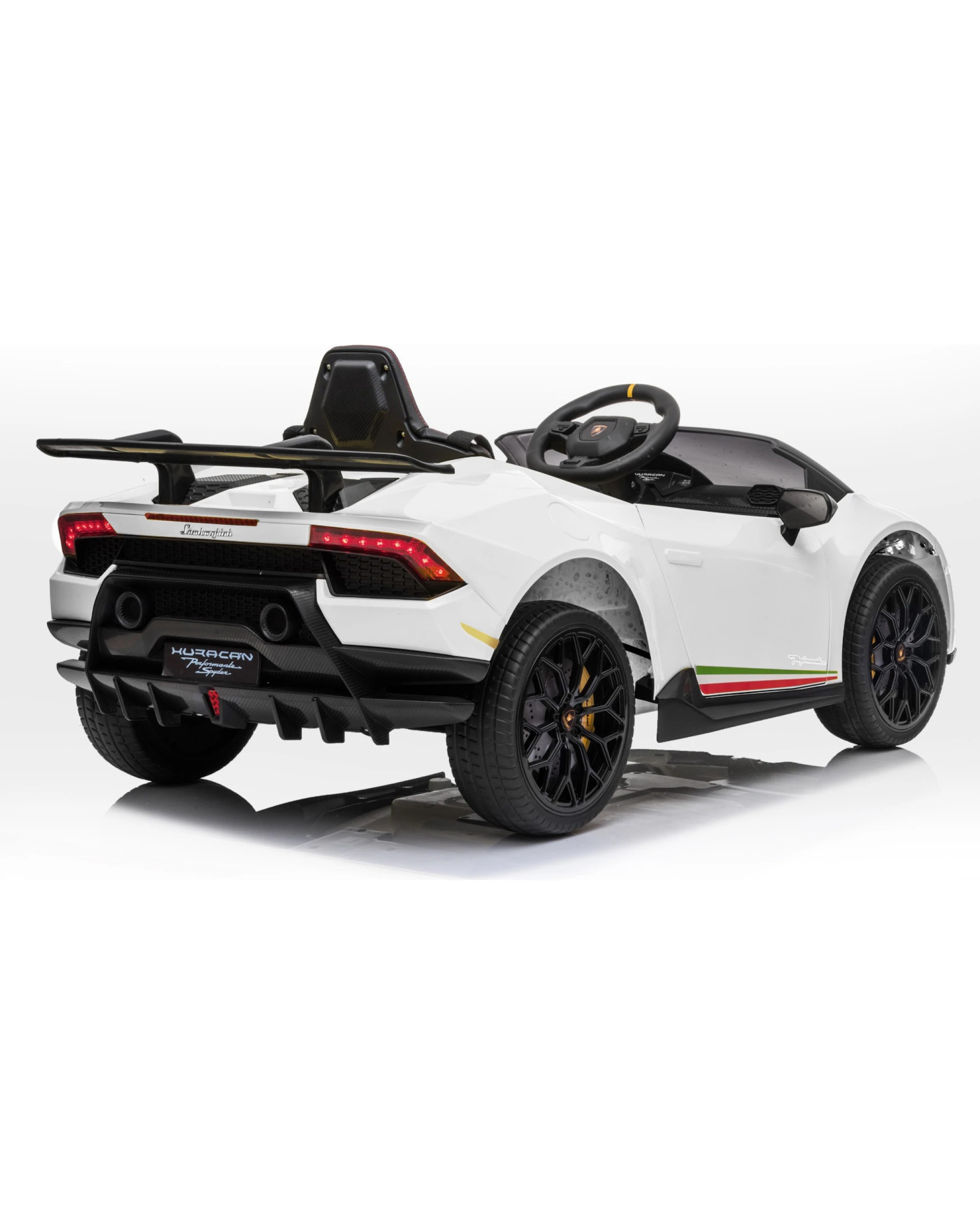 9 Kahuna Lamborghini Performante Kids Electric Ride On Car - White, 9 of 9
