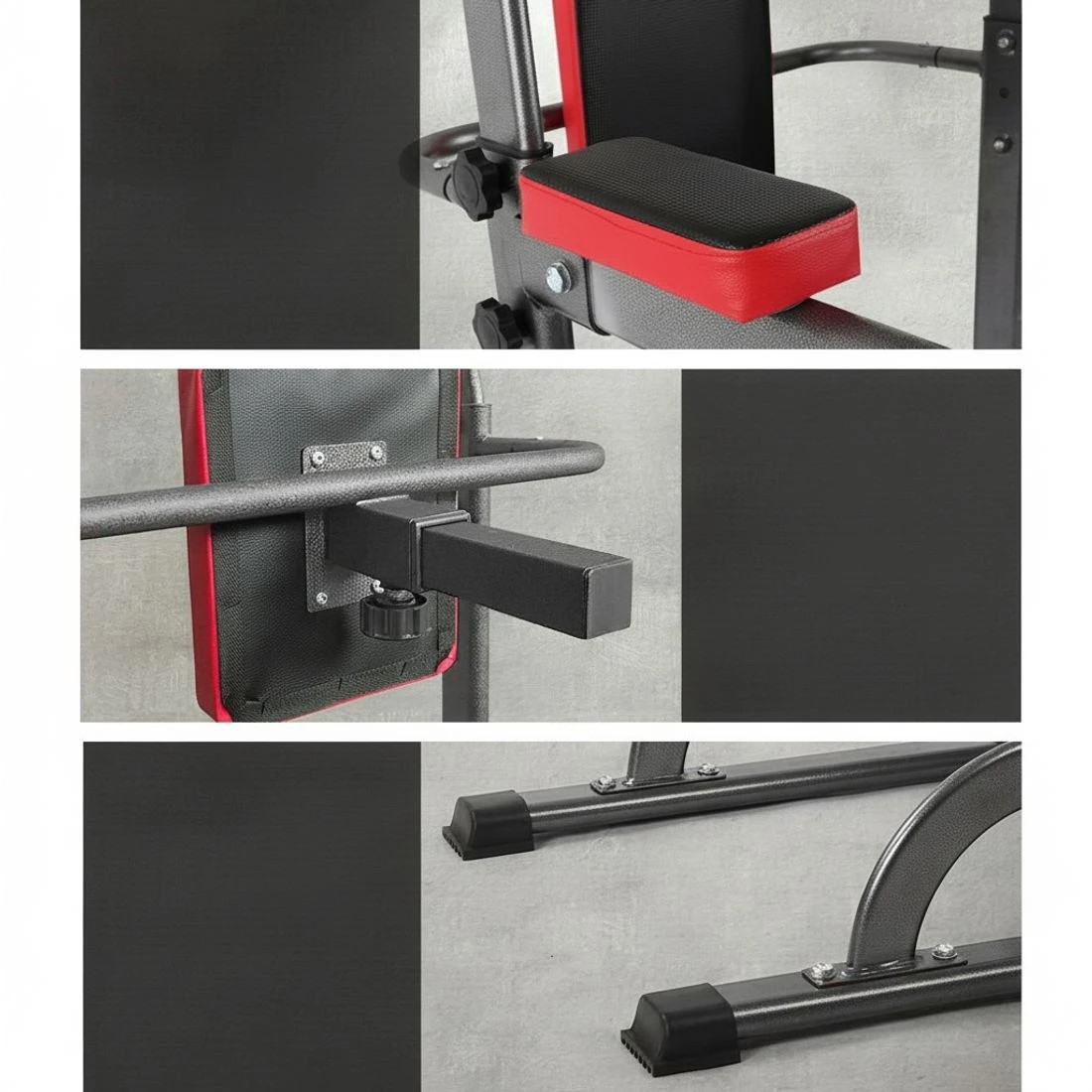 6 Everfit Weight Bench Chin Up Tower Bench Press Home Gym Wokout 200kg - Black, 6 of 8