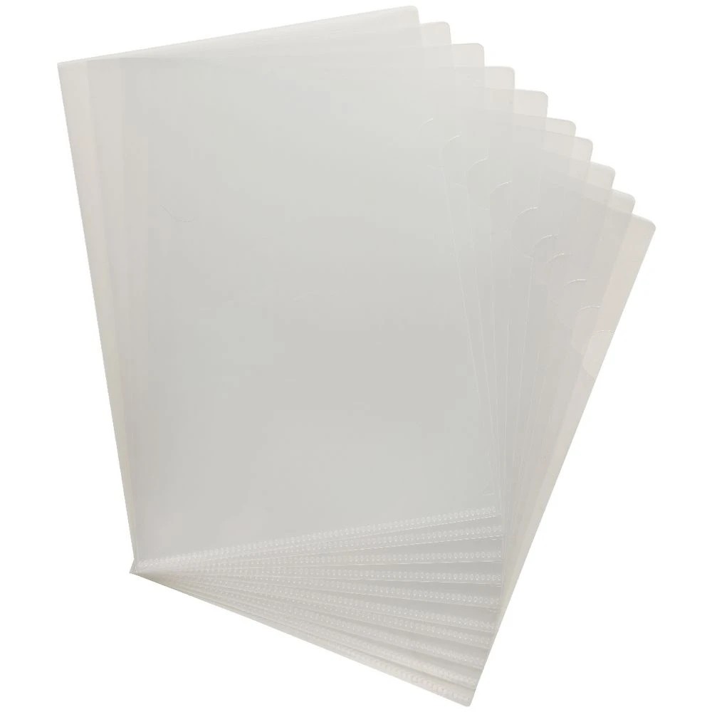 2 J.Burrows A4 Letter Files Clear 10 Pack, 2 of 3
