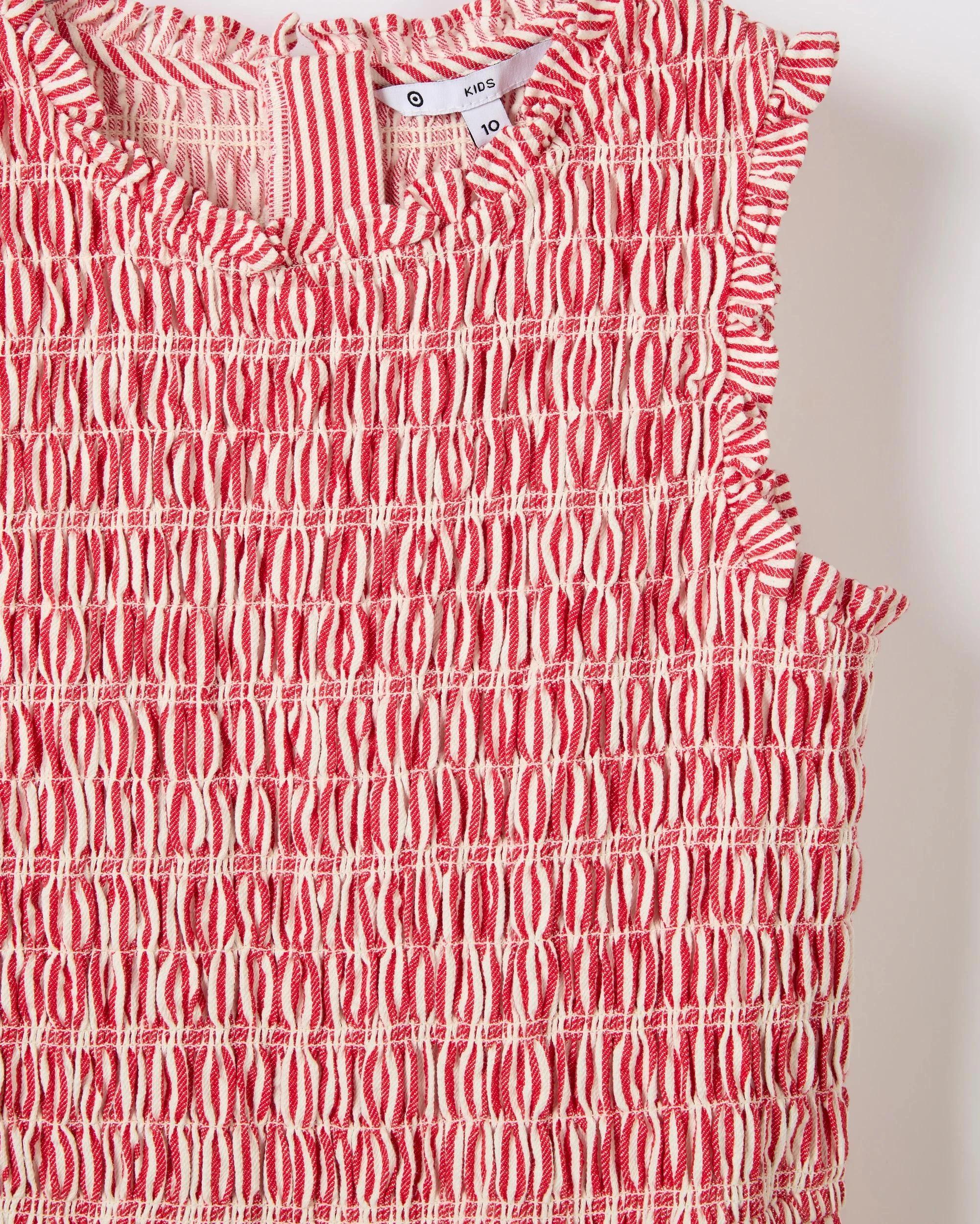 5 Target Kids Shirred Denim Playsuit Y/D STRIPE, 5 of 6