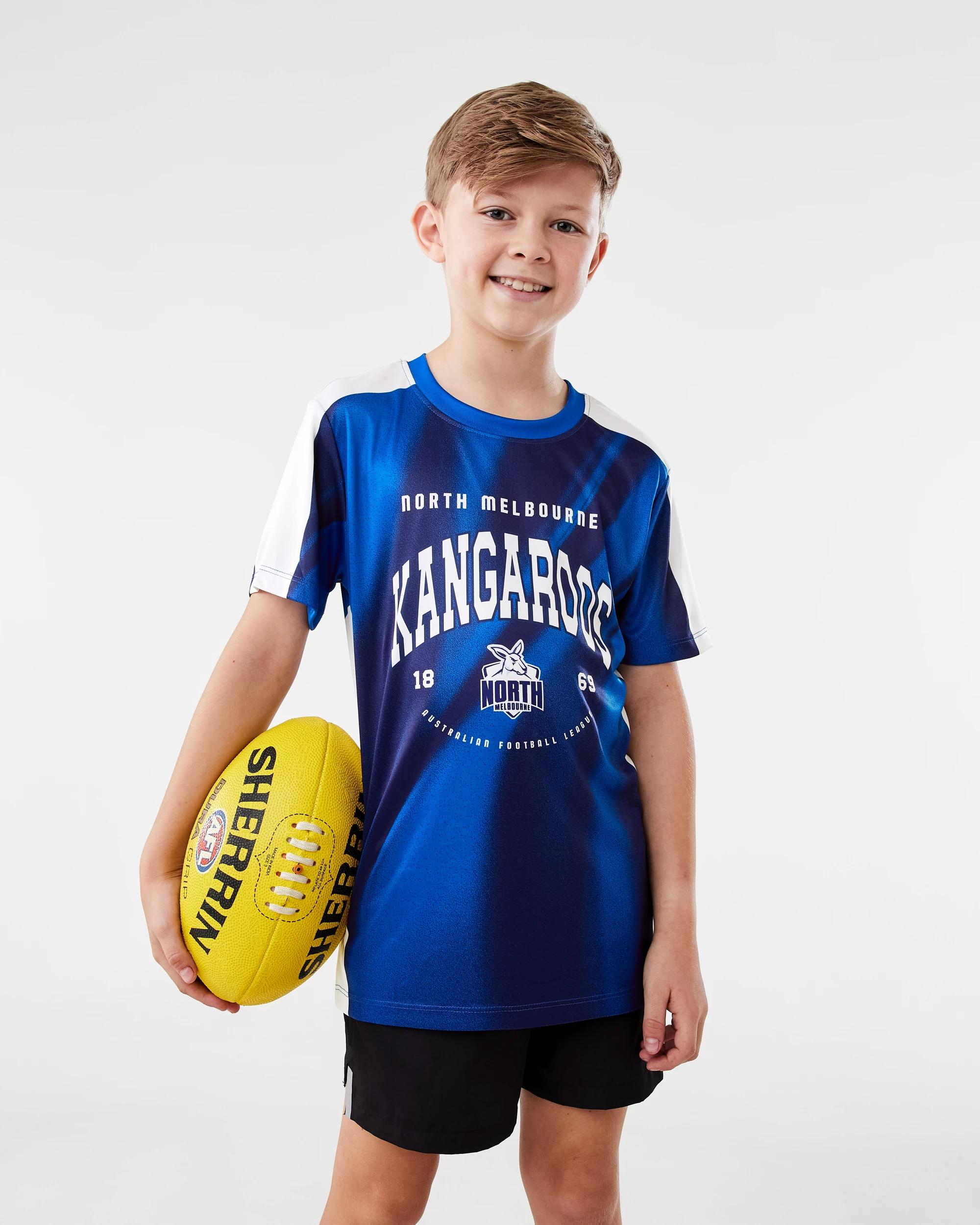 9 Official AFL Youth Training T-shirt Kangaroos, 9 of 9