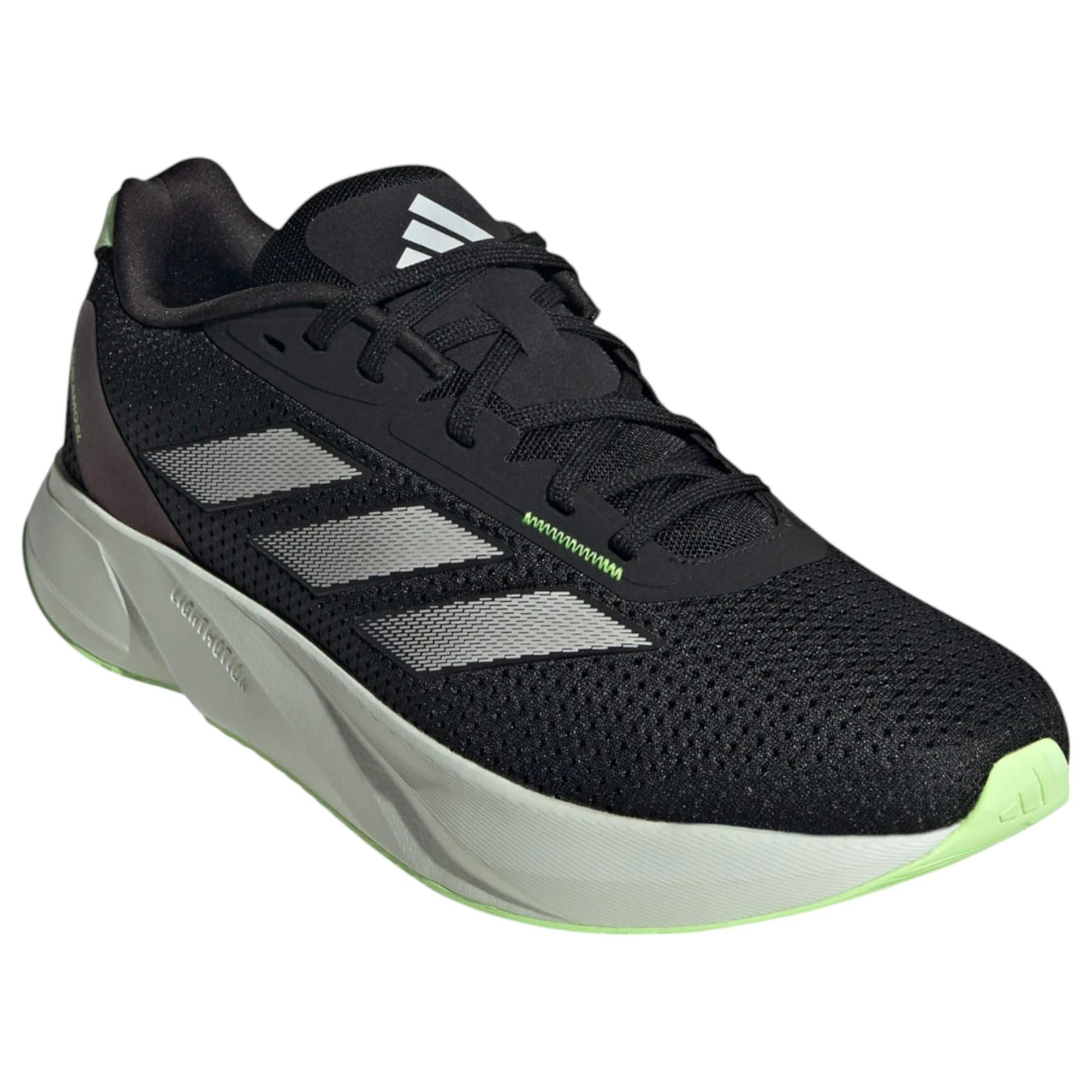 3 Adidas Mens Duramo SL Black Multi Athletic Running Shoes BLACK, 3 of 7