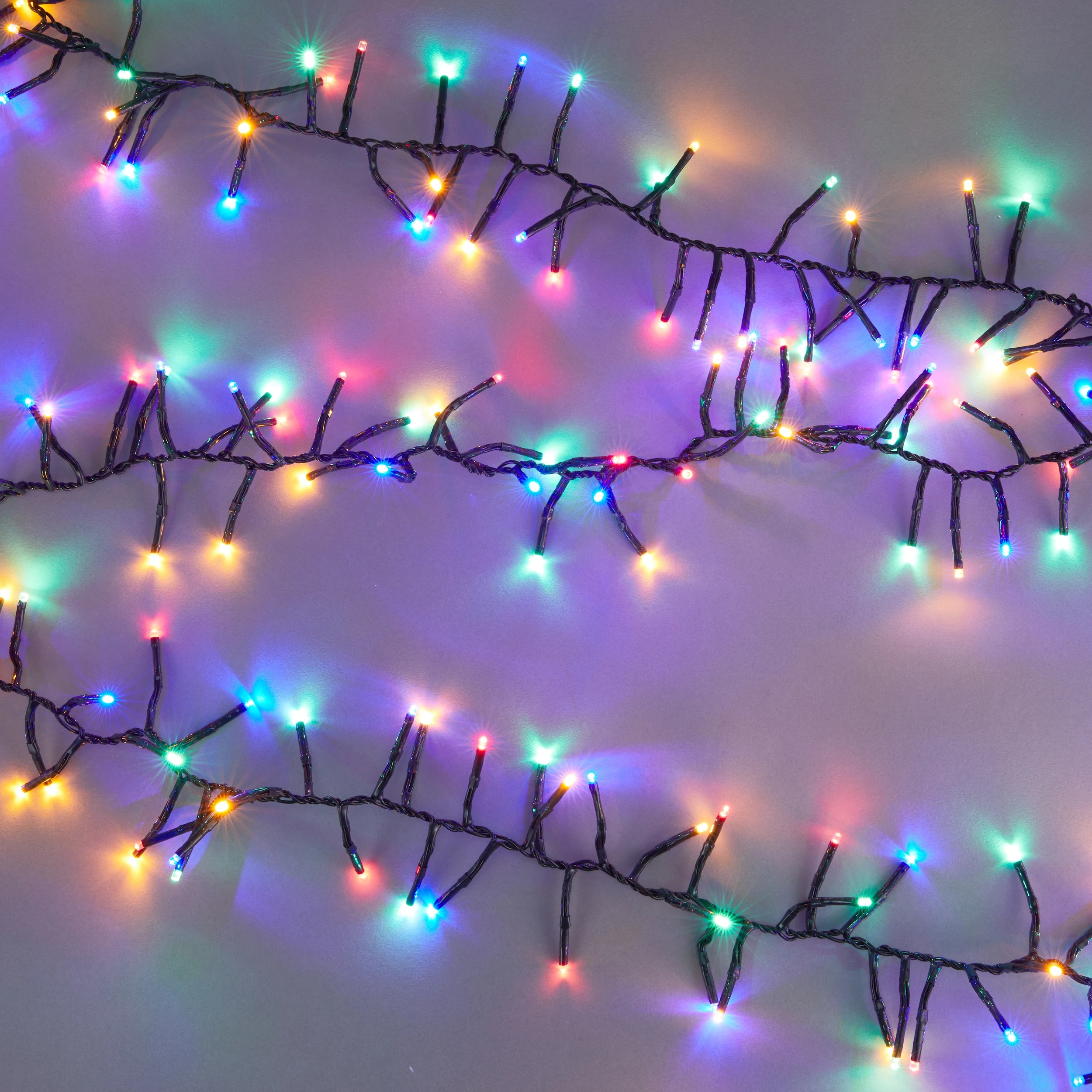 1 Low Voltage 300 LED Multifunction Multi-Coloured Cluster Lights, 1 of 7