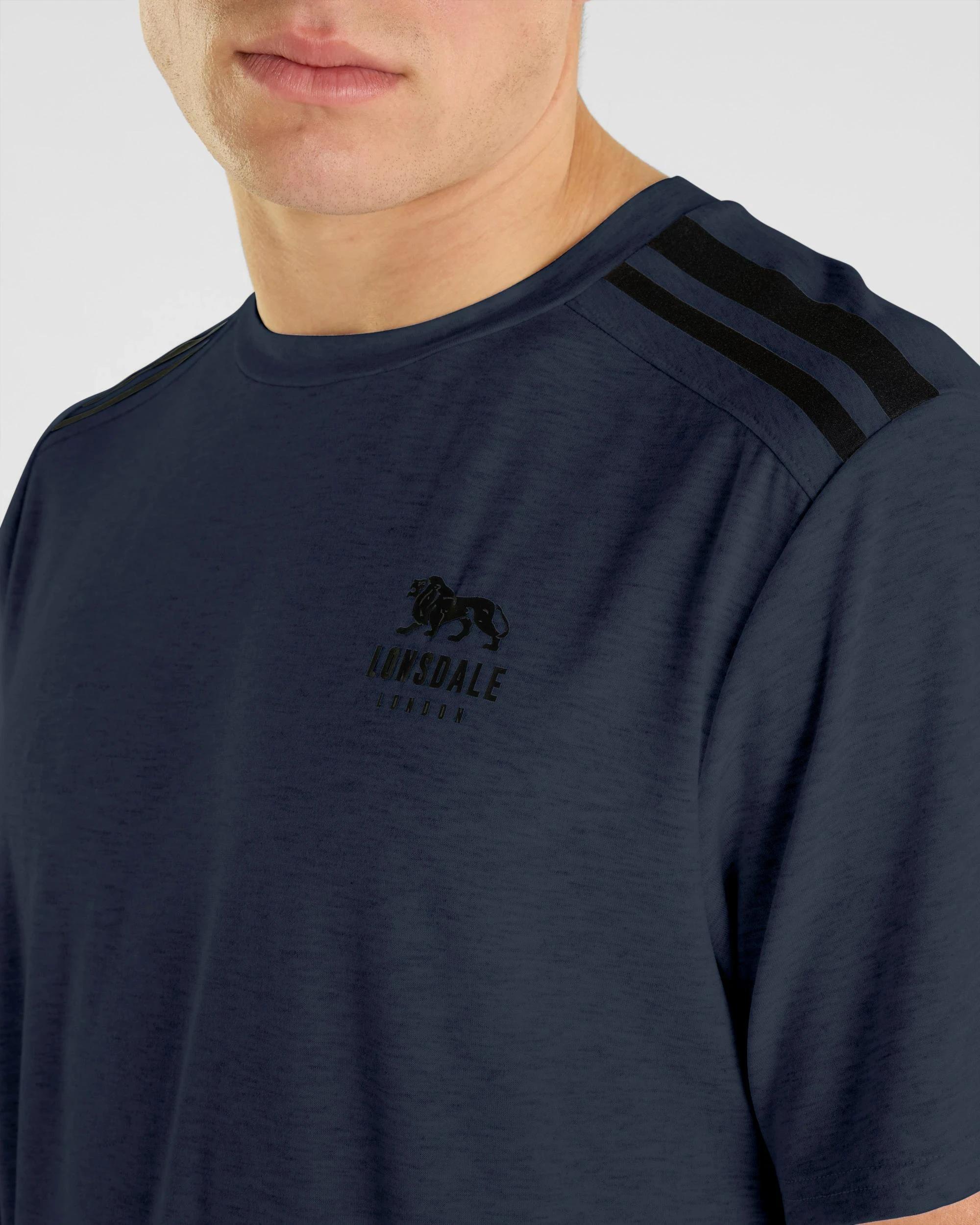 3 Short Sleeve T-Shirt - Lonsdale London - Blue BLUE, 3 of 4