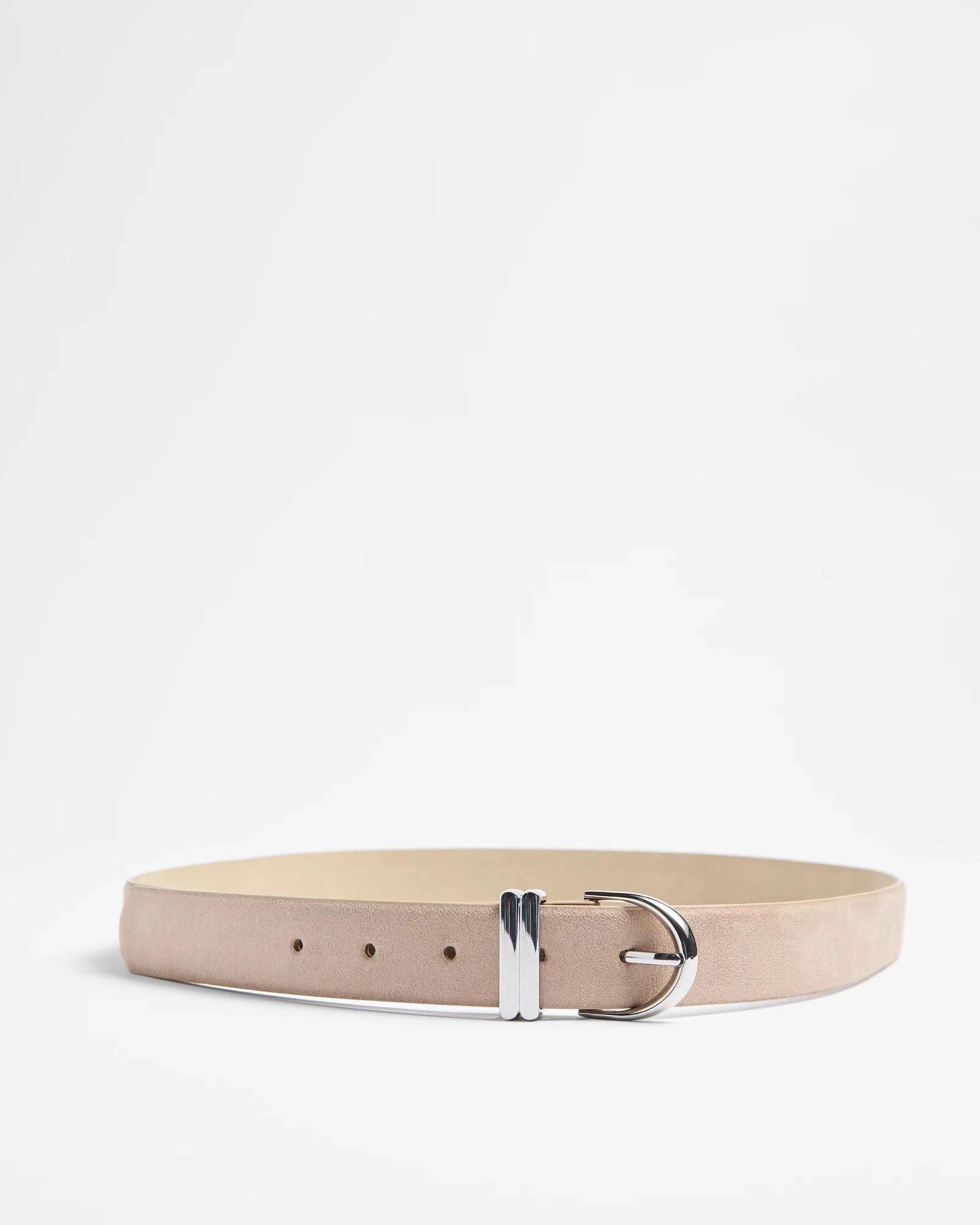 1 Target Faux Suede Jean Belt MINK, 1 of 2